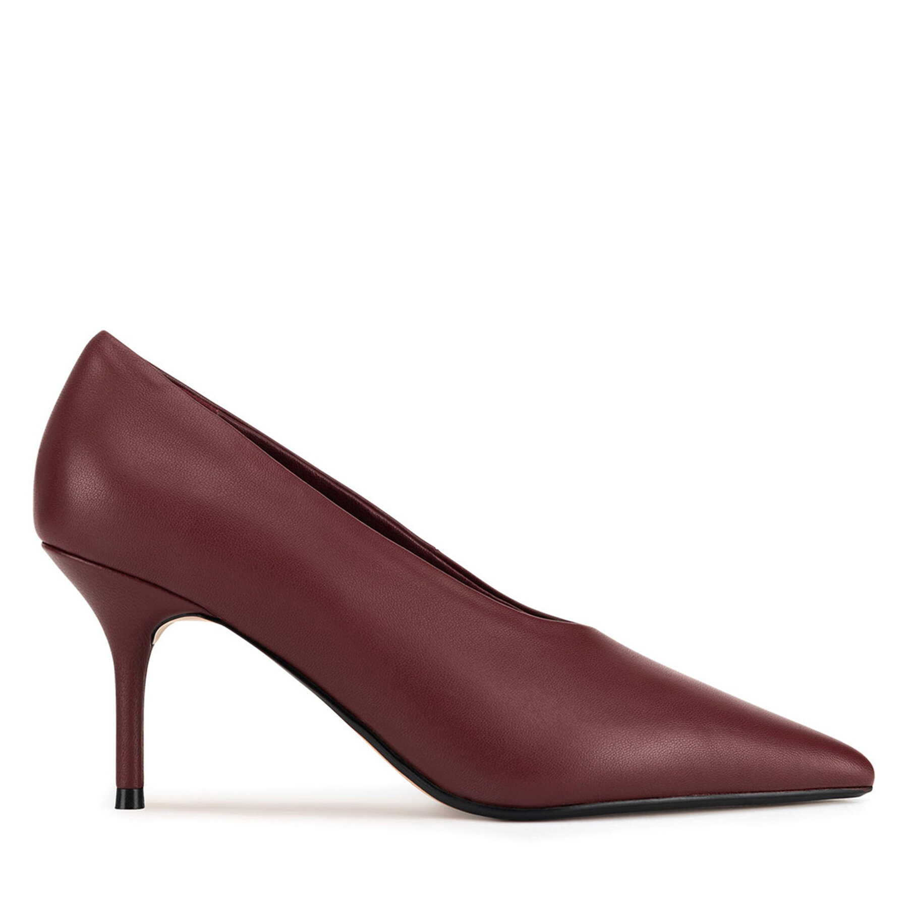 Pantofi cu toc subțire Gino Rossi CLEO-1527-1-TB Vișiniu