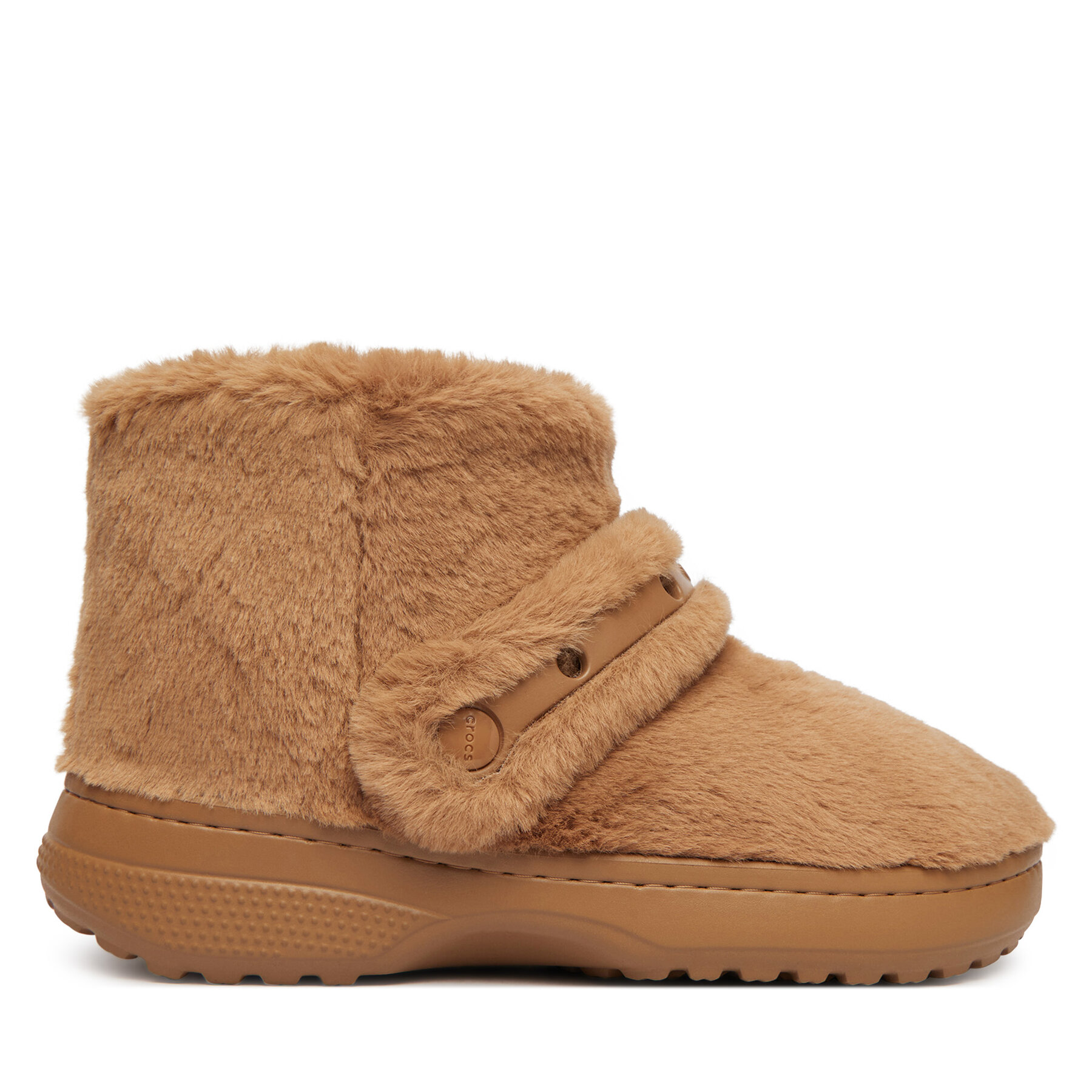 Papuci de casă Crocs Classic Unfurgettable Boot 211743 Bej
