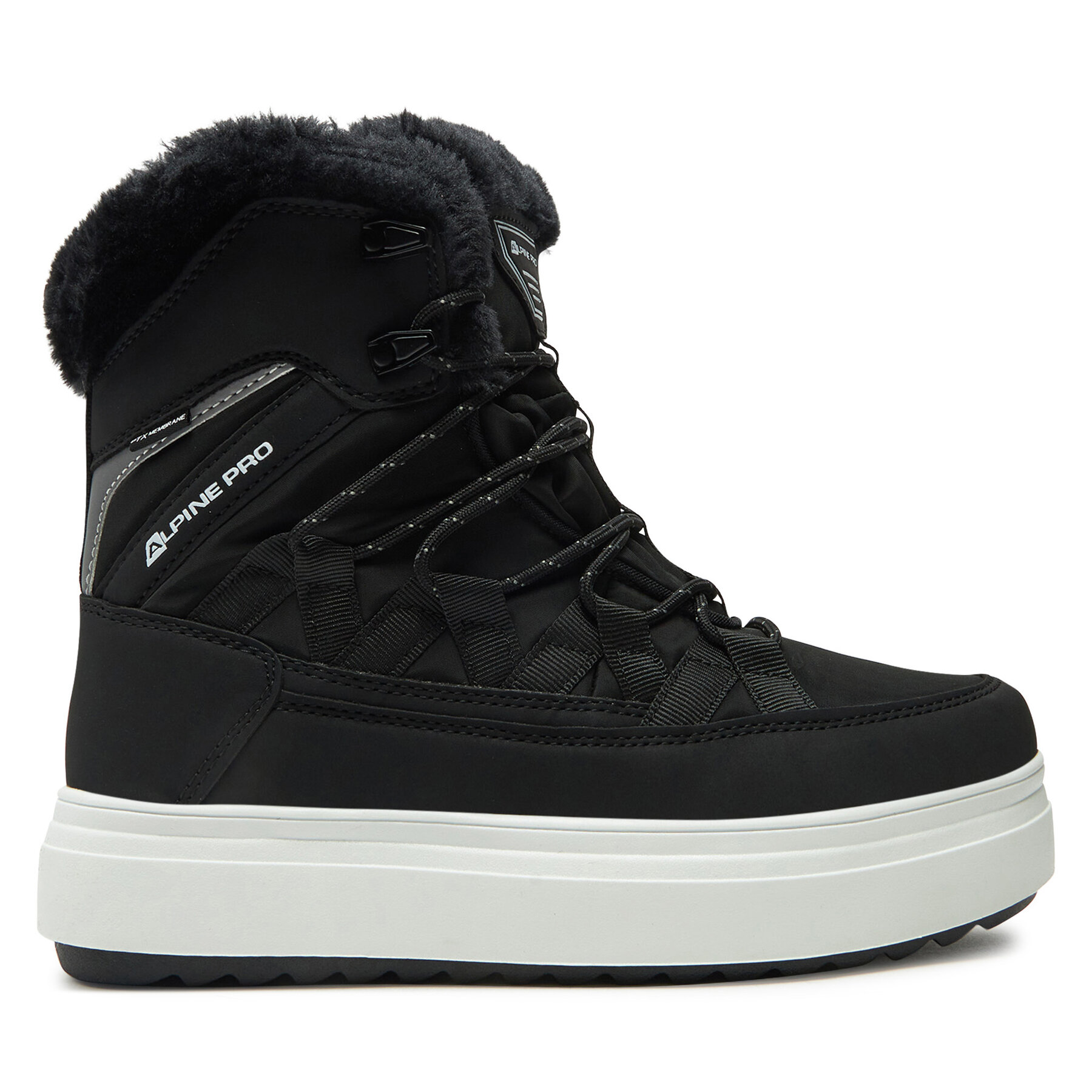 Cizme de zăpadă ALPINE PRO Ikeda LBTD537990 Negru