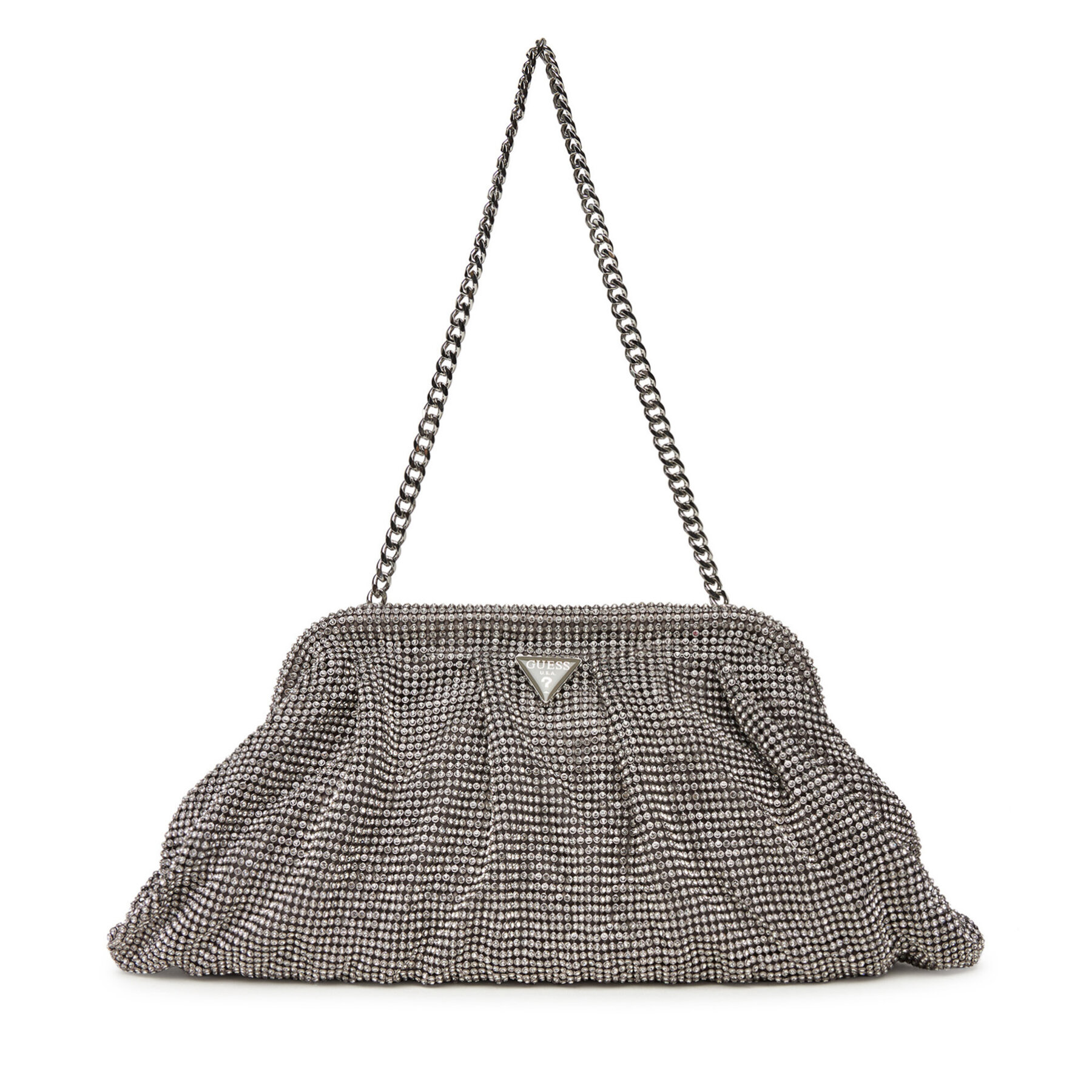 Handtasche Guess Zalina Mini HWRY93 50710 Silberfarben