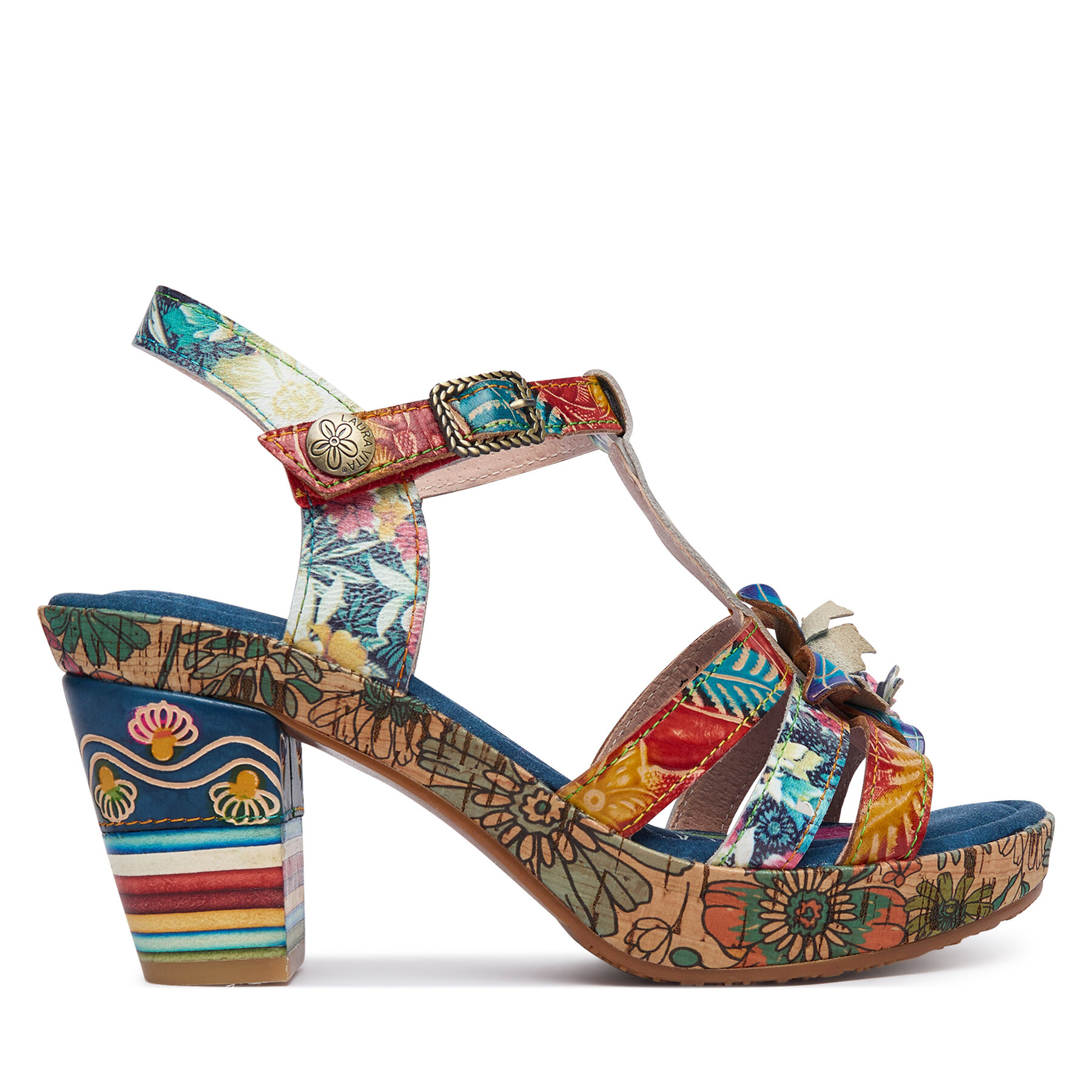 Σανδάλια Laura Vita Nellao 30 Έγχρωμο