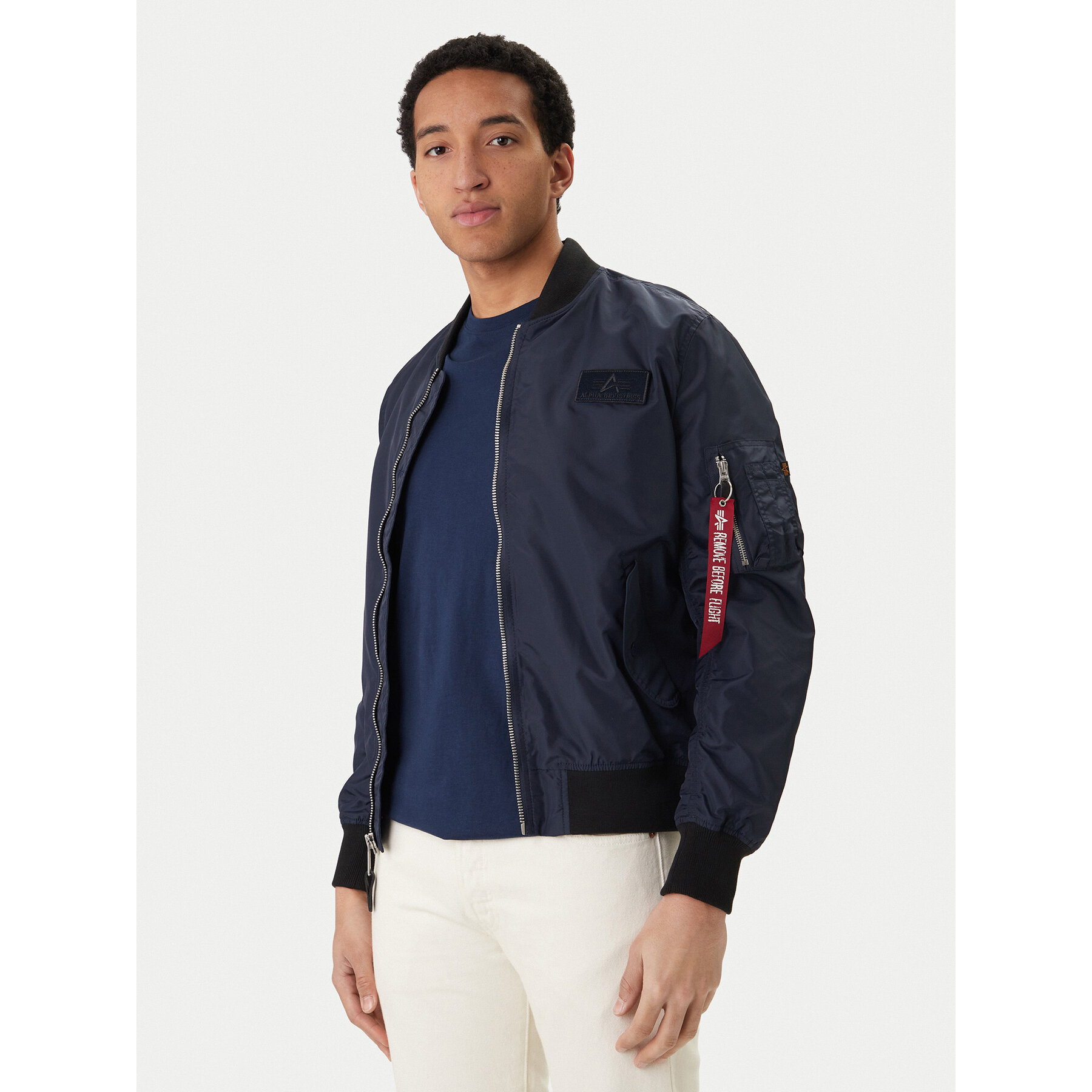 Alpha Industries Bomberjacke MA-1 TTC Two Tone 126101 Dunkelblau Regular Fit