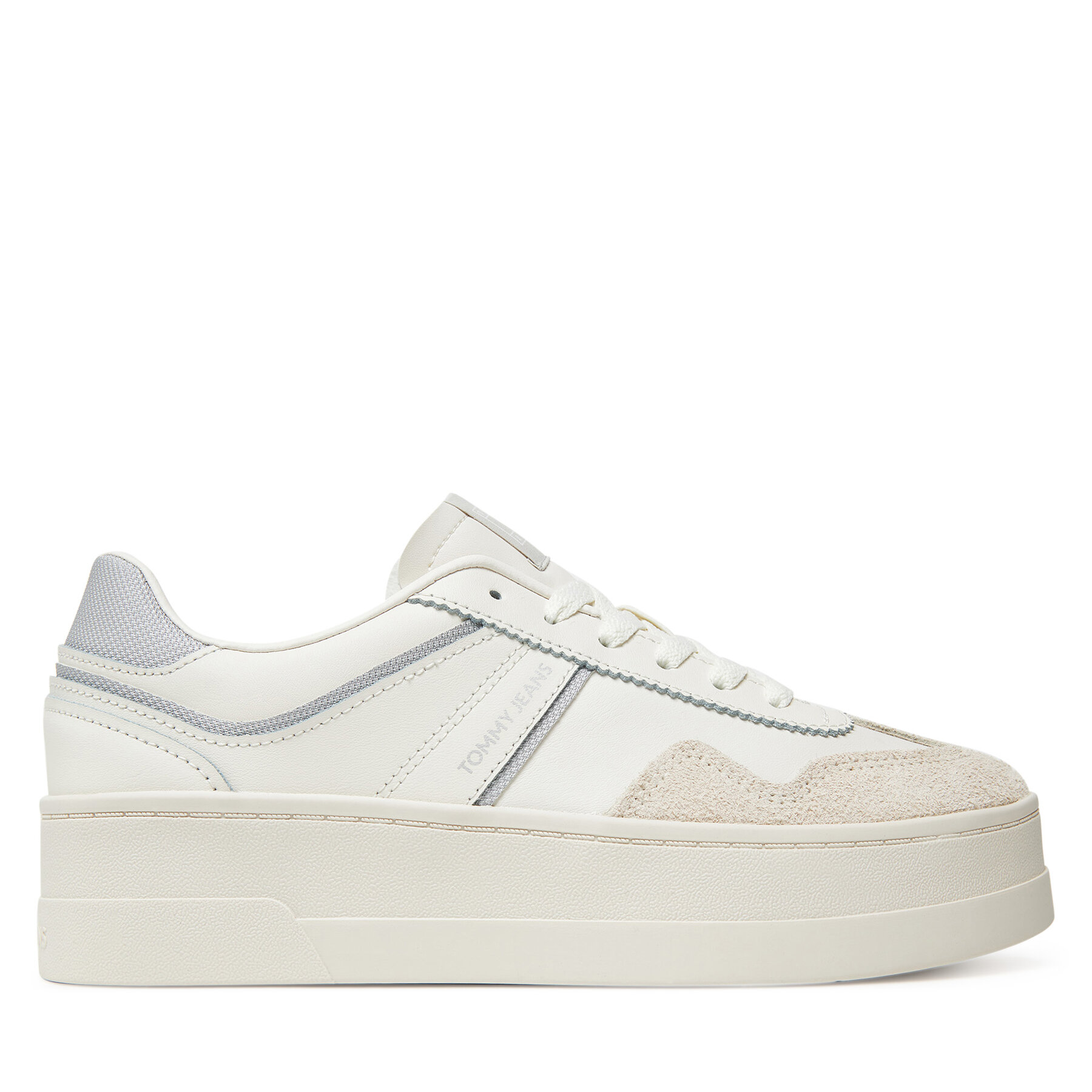Sneakersy Tommy Jeans The Greenwich Flatform EN0EN02807 Biela