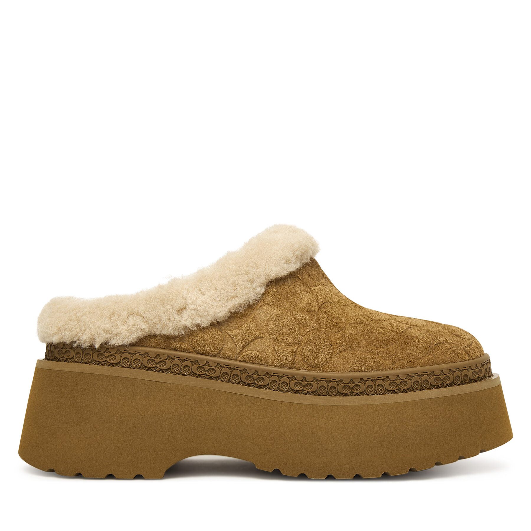 Pantofole Coach Cecelia Signature CCO36 Marrone