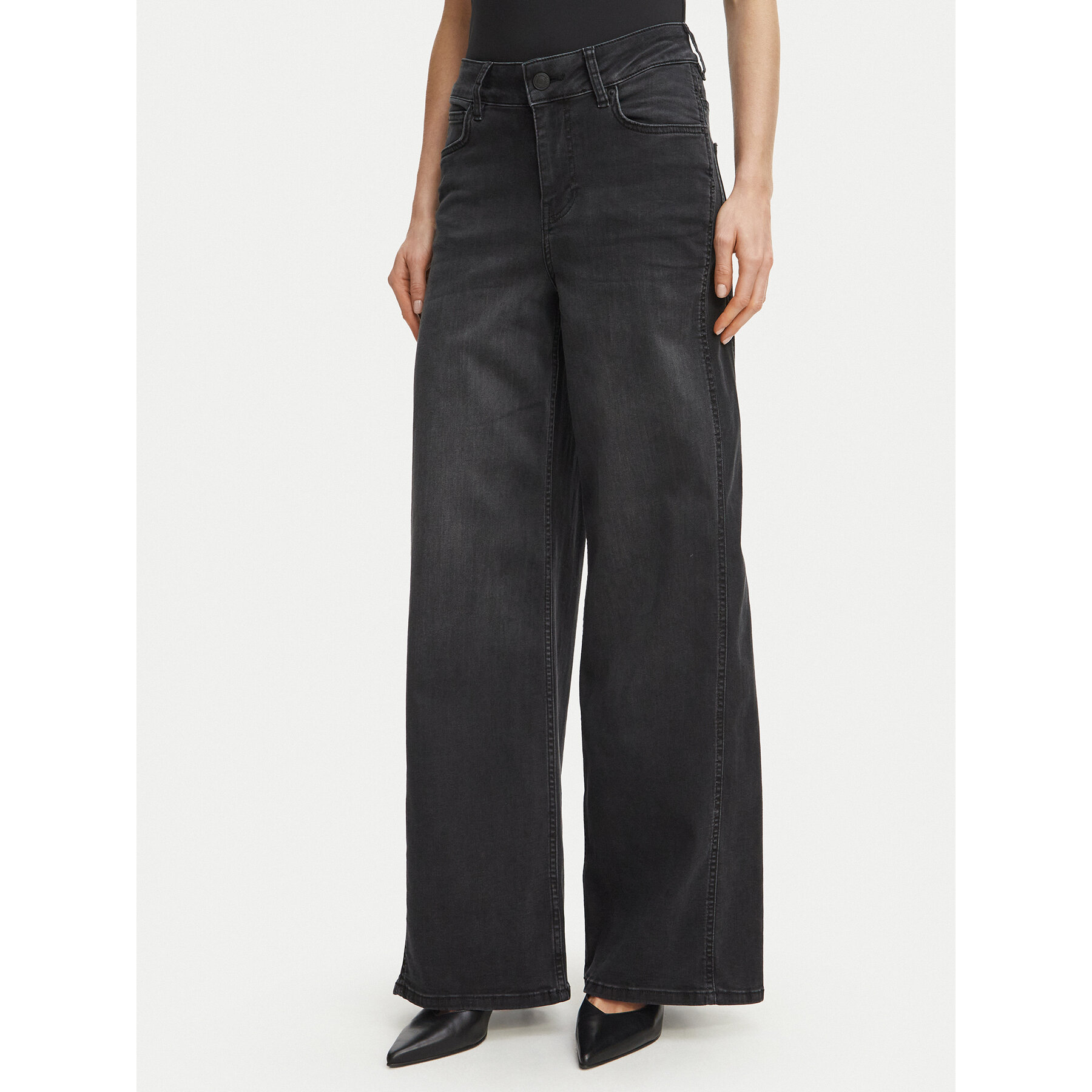 Fracomina Jeans FP26WV3013D40493 Schwarz Flared Leg