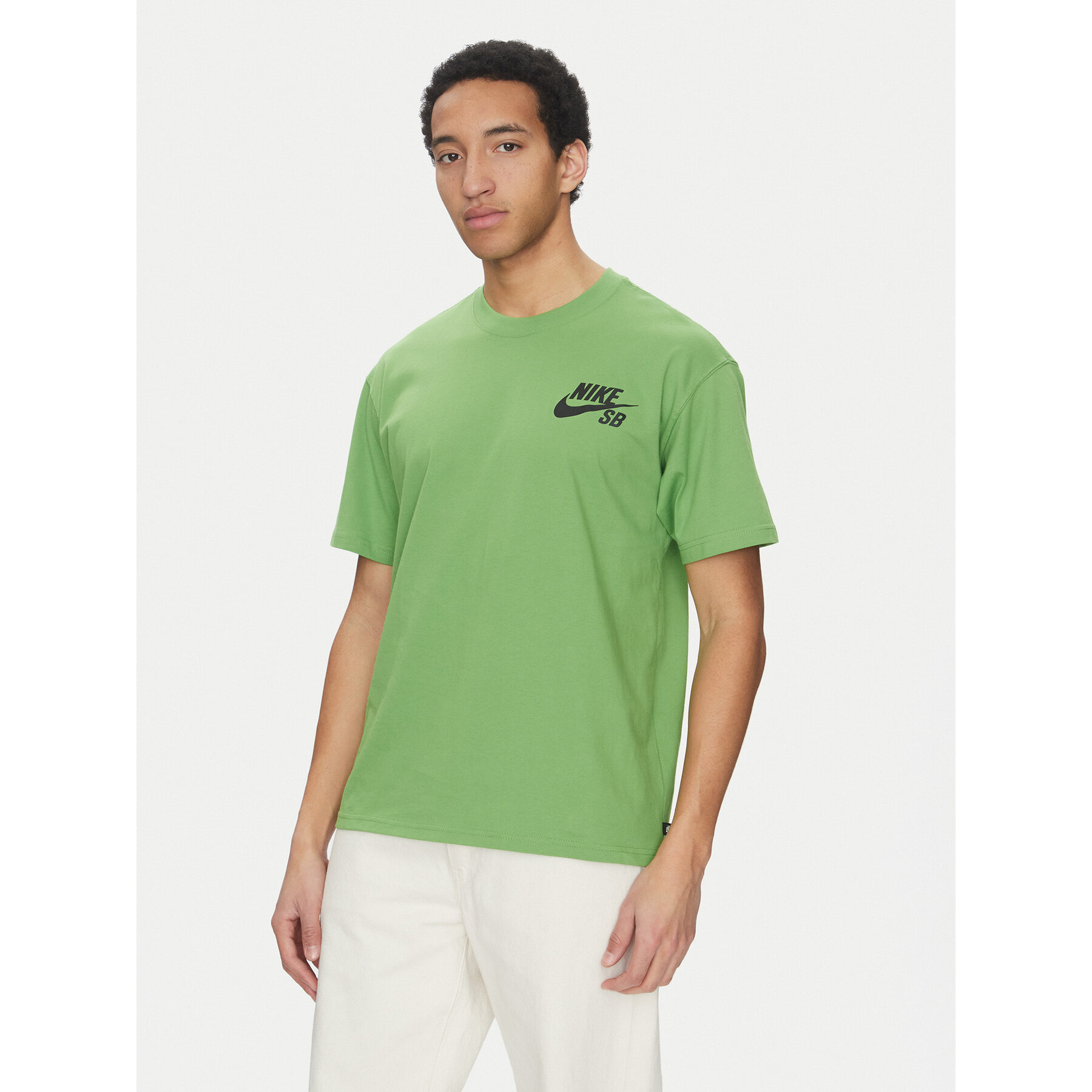 Nike Póló DC7817 Zöld Loose Fit
