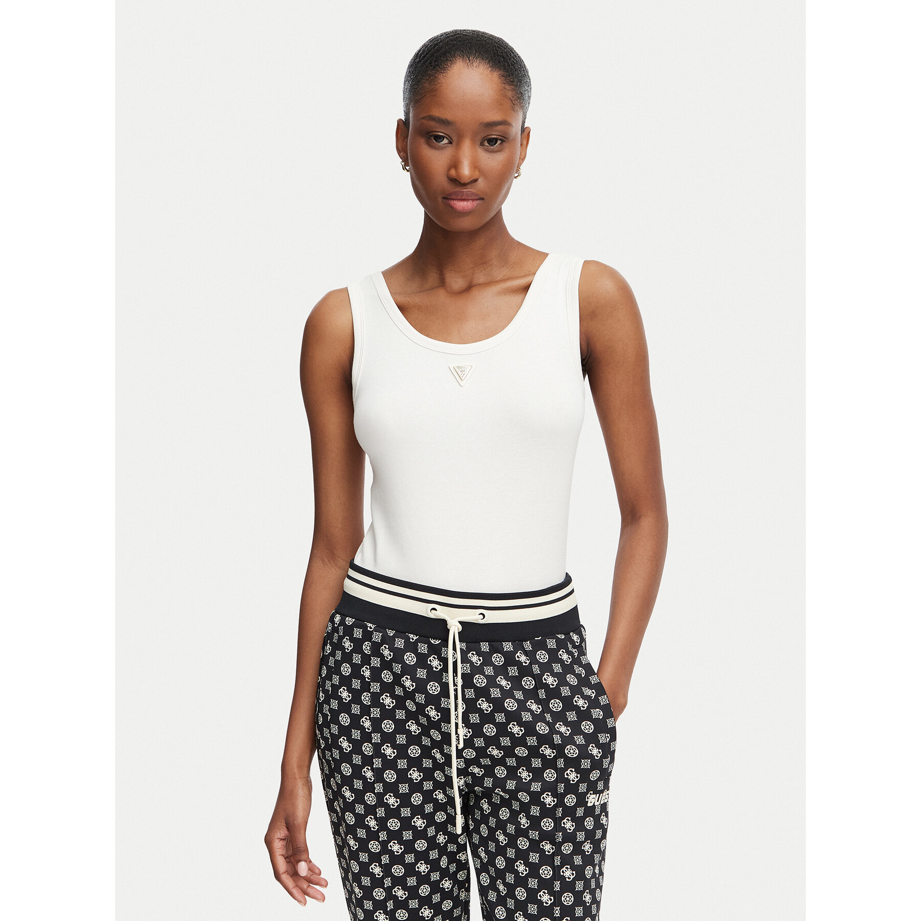 Guess Top V6YP09 K4312 Kremna Regular Fit