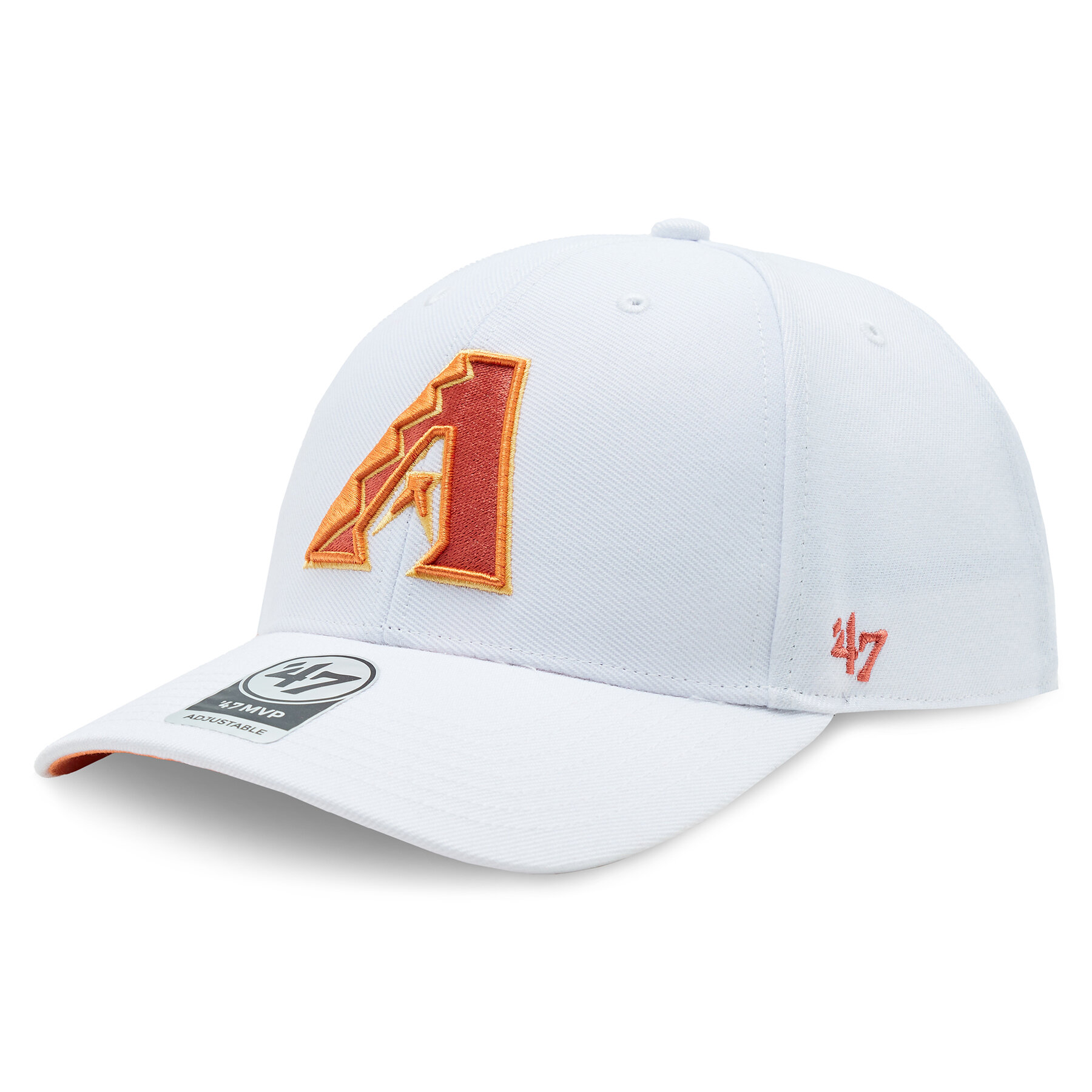 Gorra con visera 47 Brand MLB Arizona Diamondbacks World Series Sure Shot Snapback '47 MVP BCWS-SUMVP29WBP-WH01 Blanco