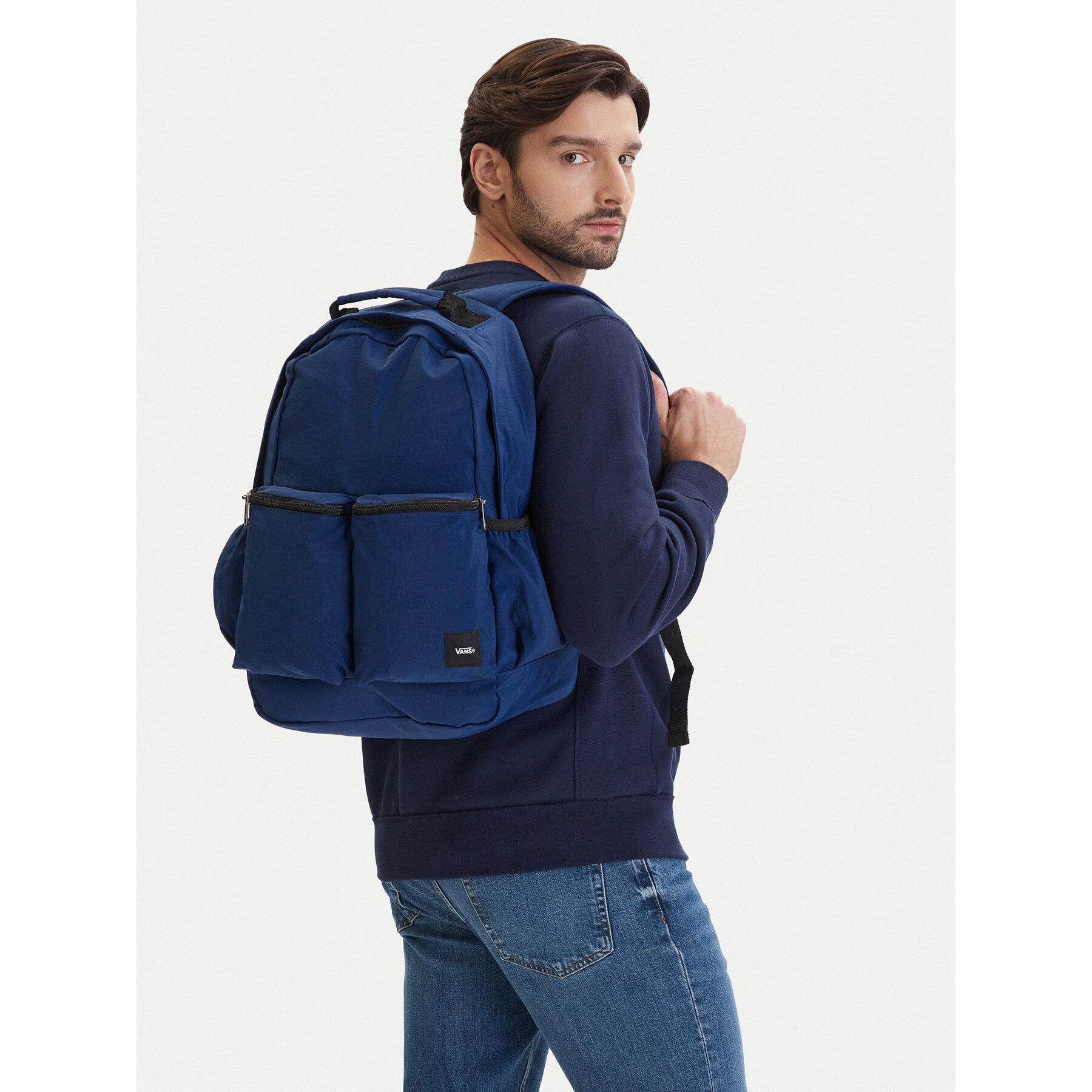 Ruksak Vans VN000SUBFOB1 Modrá