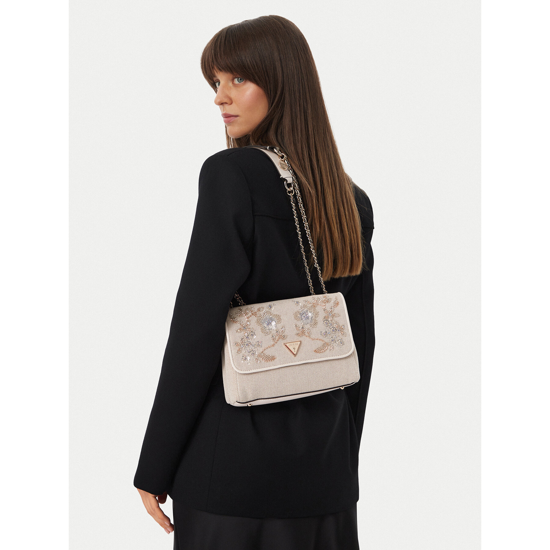 Τσάντα Guess Giully II HWAE967 3200 Μπεζ