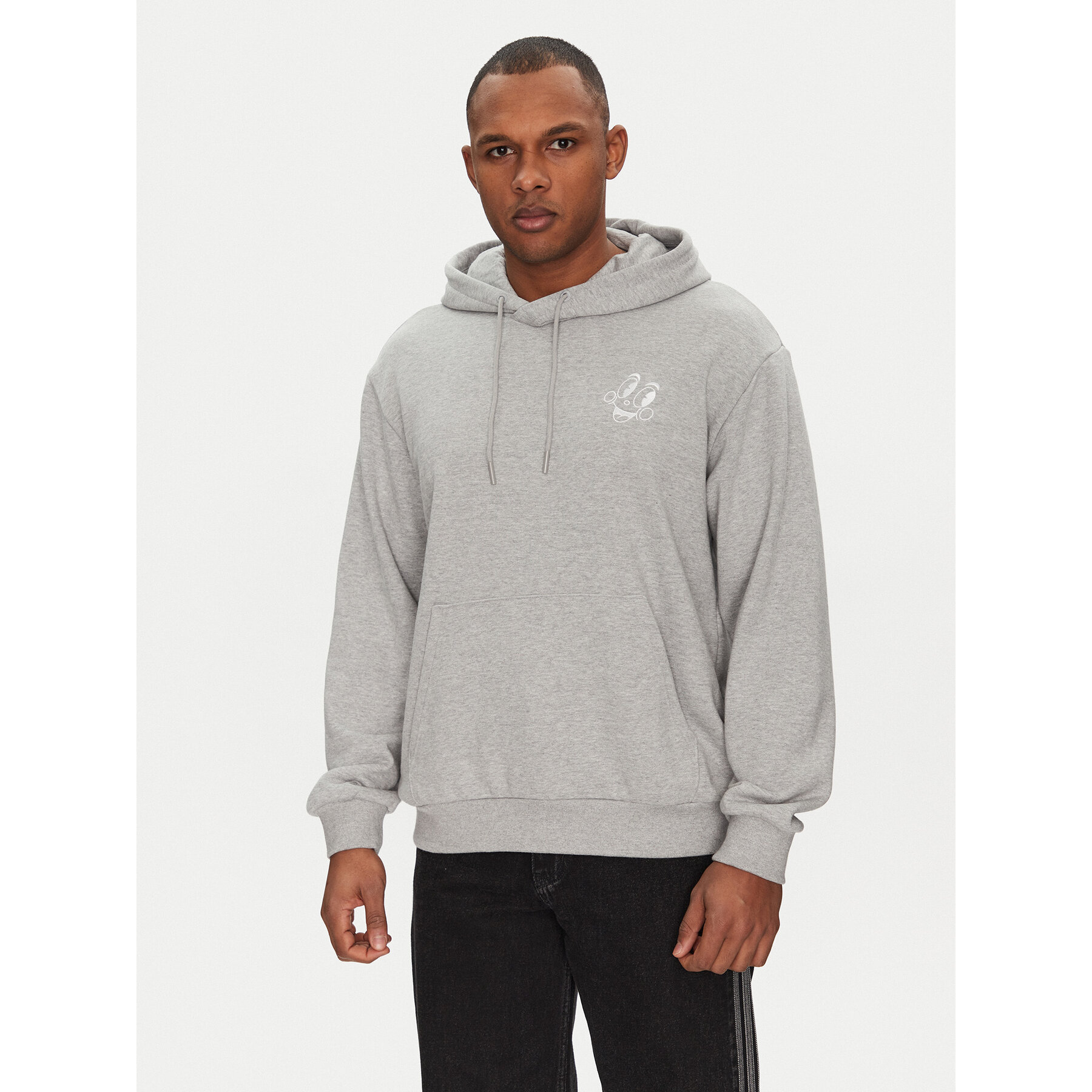 adidas Sweatshirt Made By Nelson V-Day JP0979 Grau Loose Fit