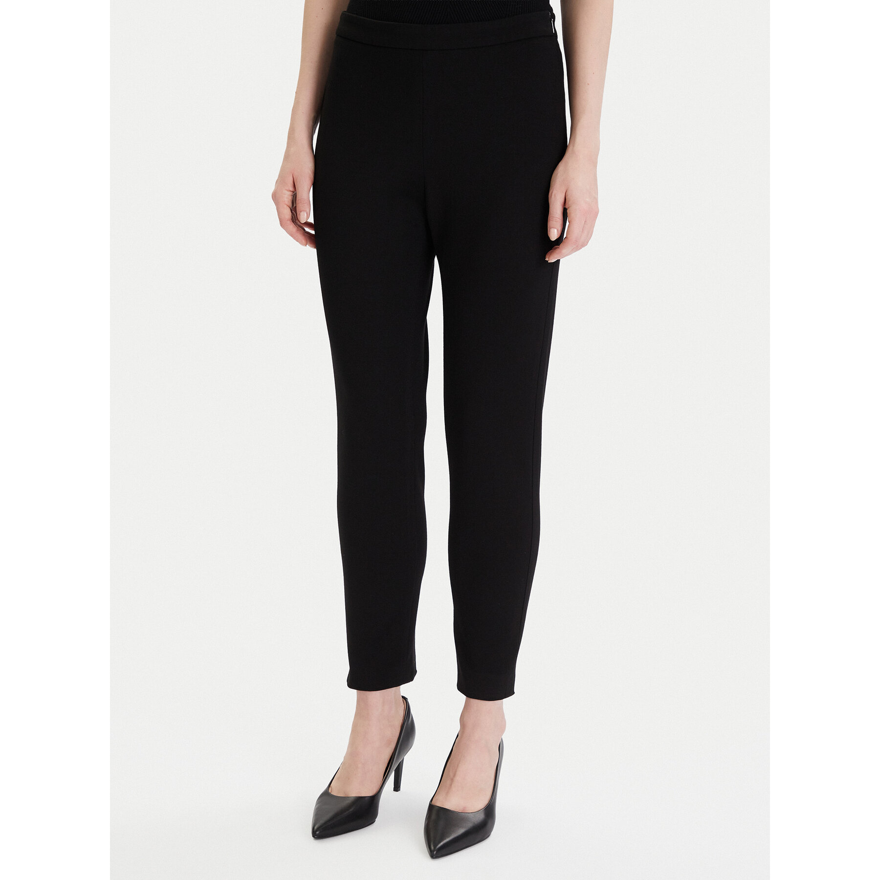 Boss Stoffhose Tapiah 50490037 Schwarz Regular Fit