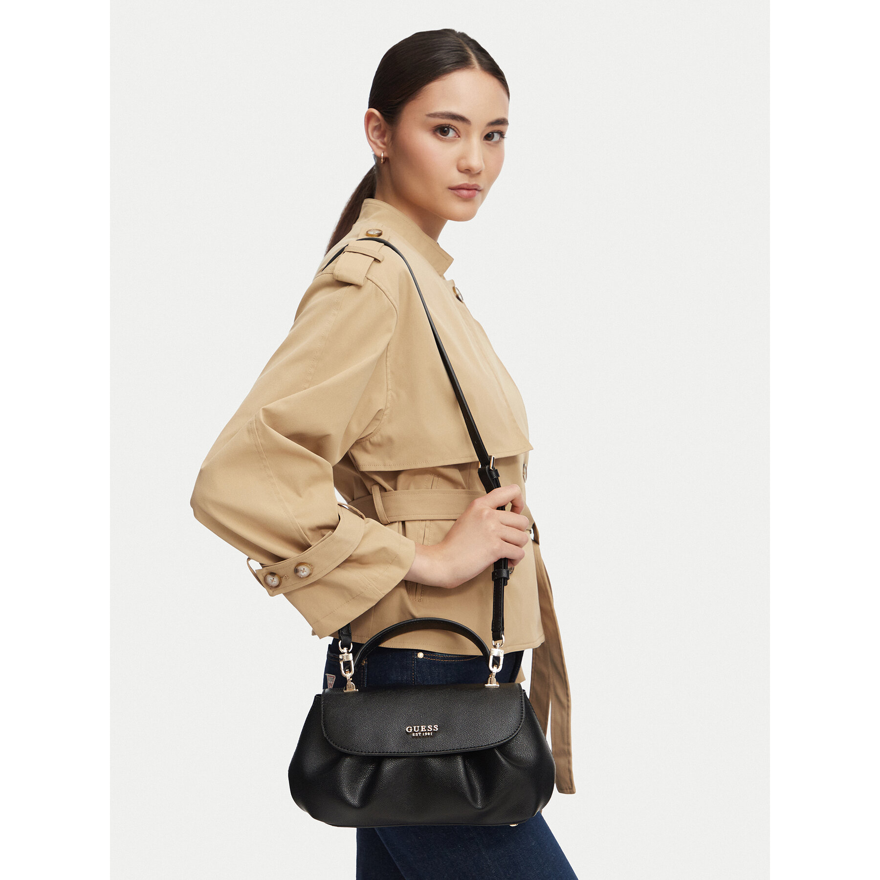Geantă Guess Amorette HWBG78 98190 Negru