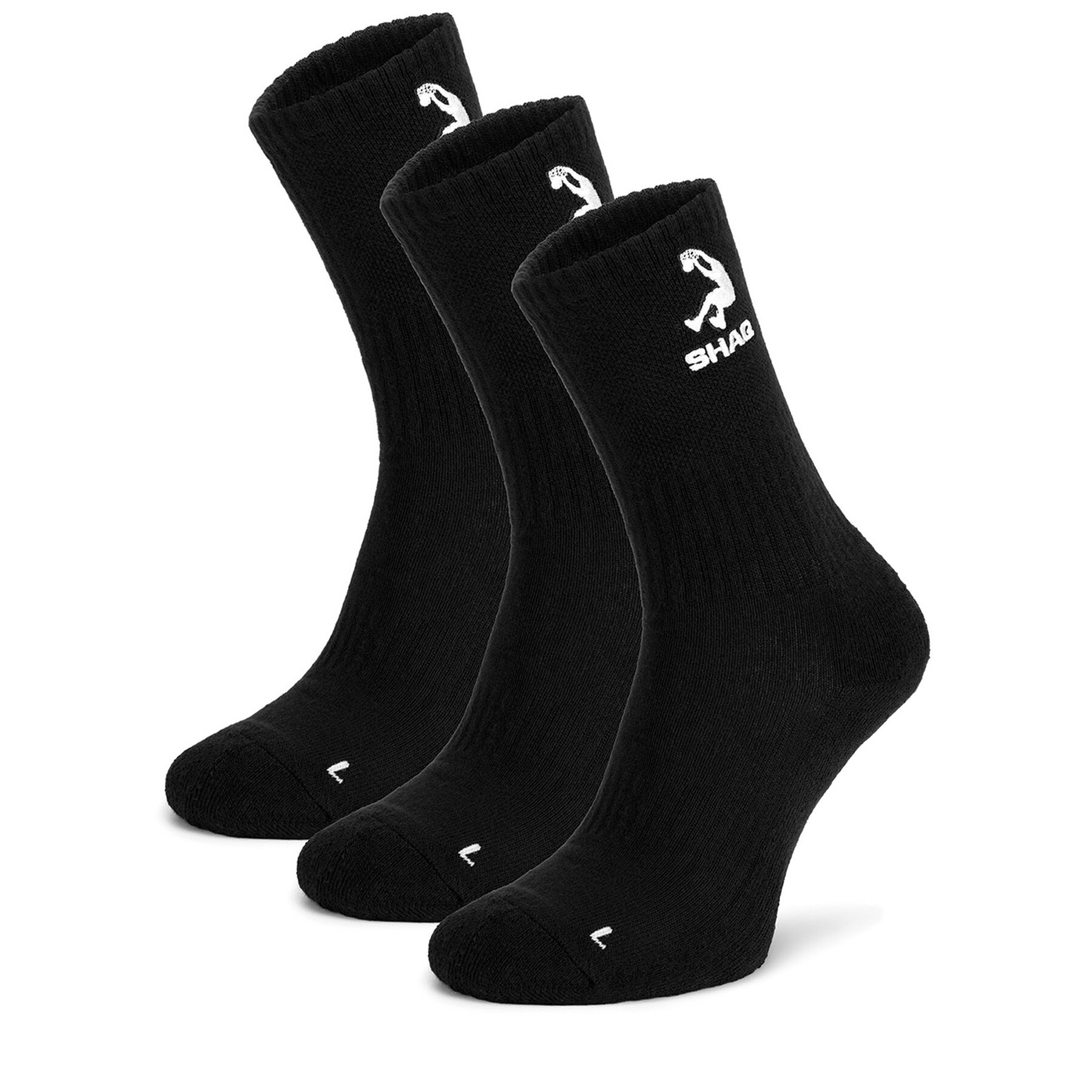 Κάλτσες Shaq AS_SHQ_H_001W_SS25 (3-PACK) Μαύρο φωτογραφία