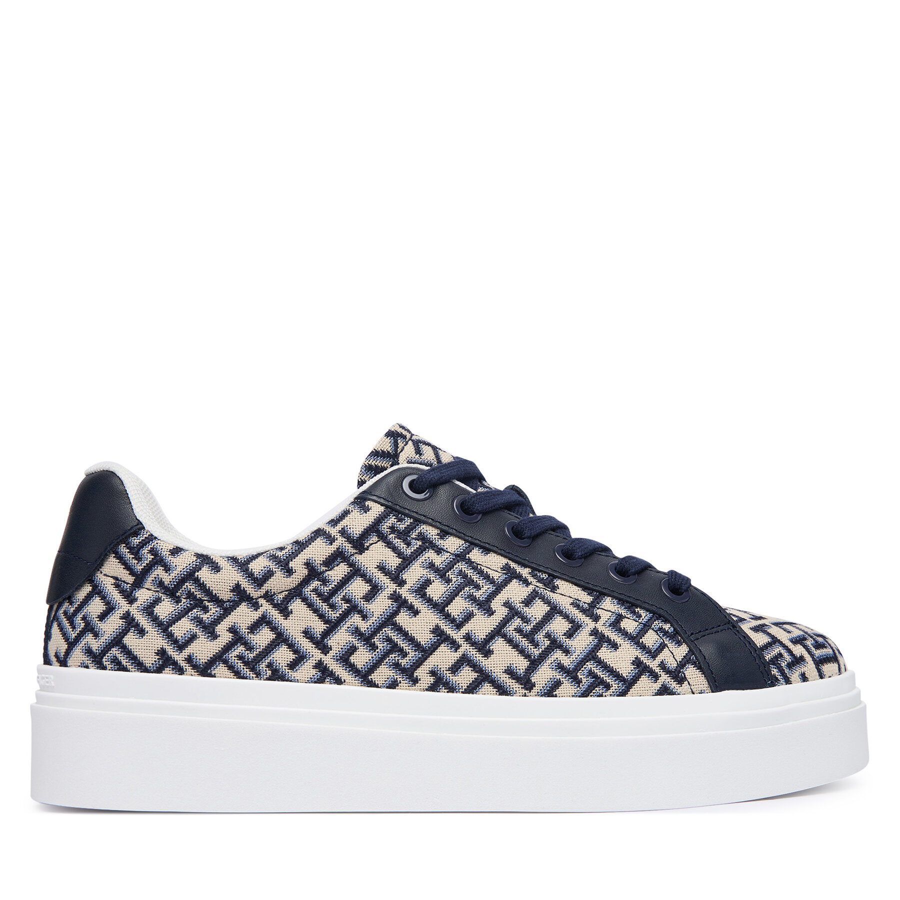 Сникърси Tommy Hilfiger Chic Platform Monogram FW0FW09398 Бежов