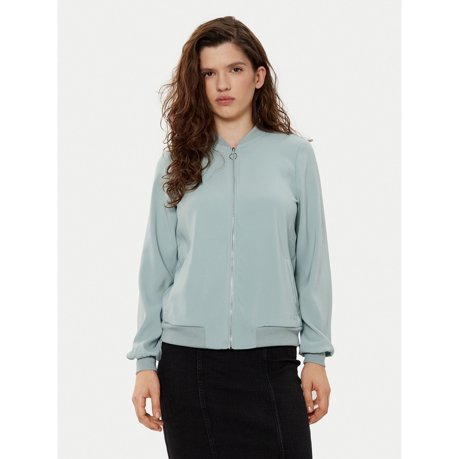 Vero Moda Bomberjacke Coco 10245734 Grau Regular Fit