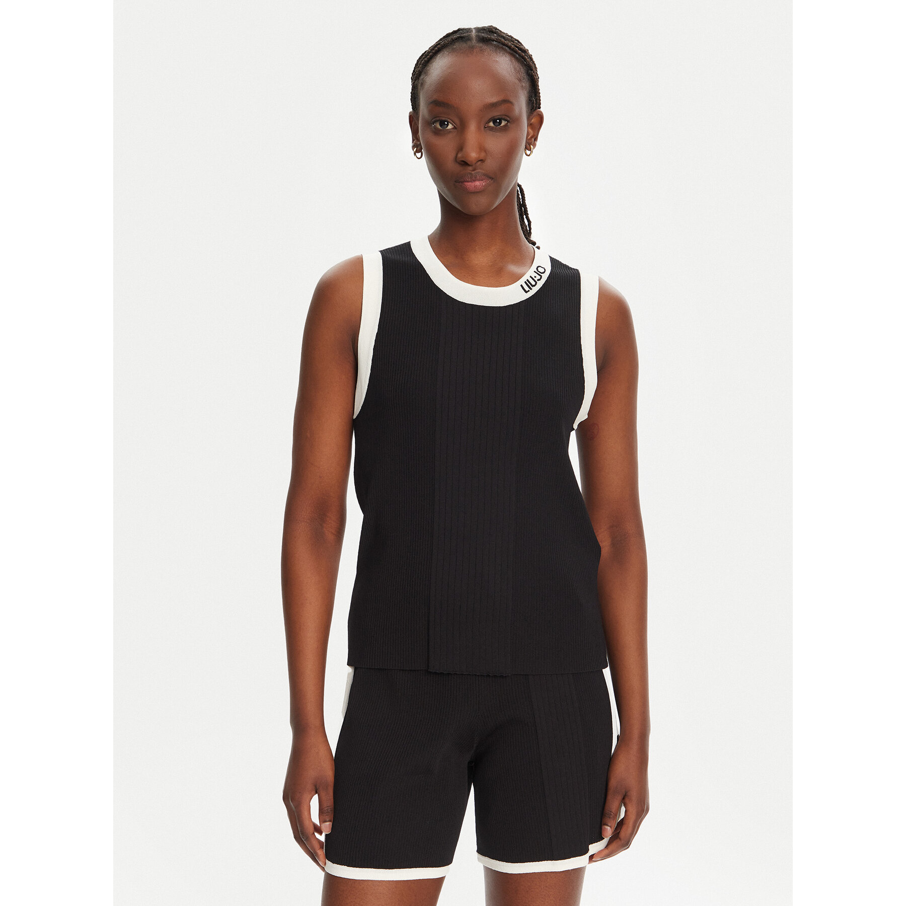 Liu Jo Sport Τοπ TA5092 MS022 Μαύρο Regular Fit