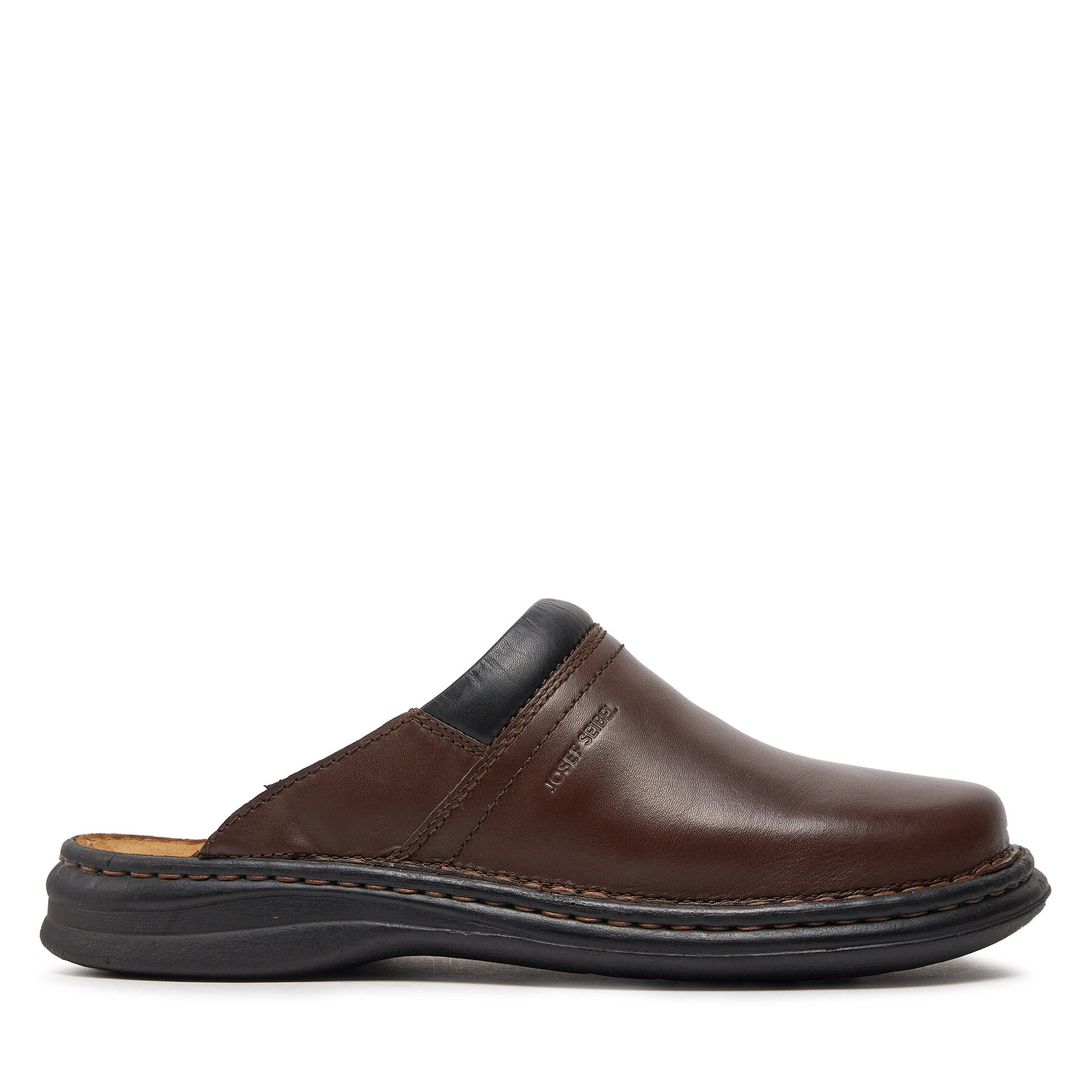 Herren Pantoletten Josef Seibel, Schuhgröße 40, Braun, Max 10663 37 300