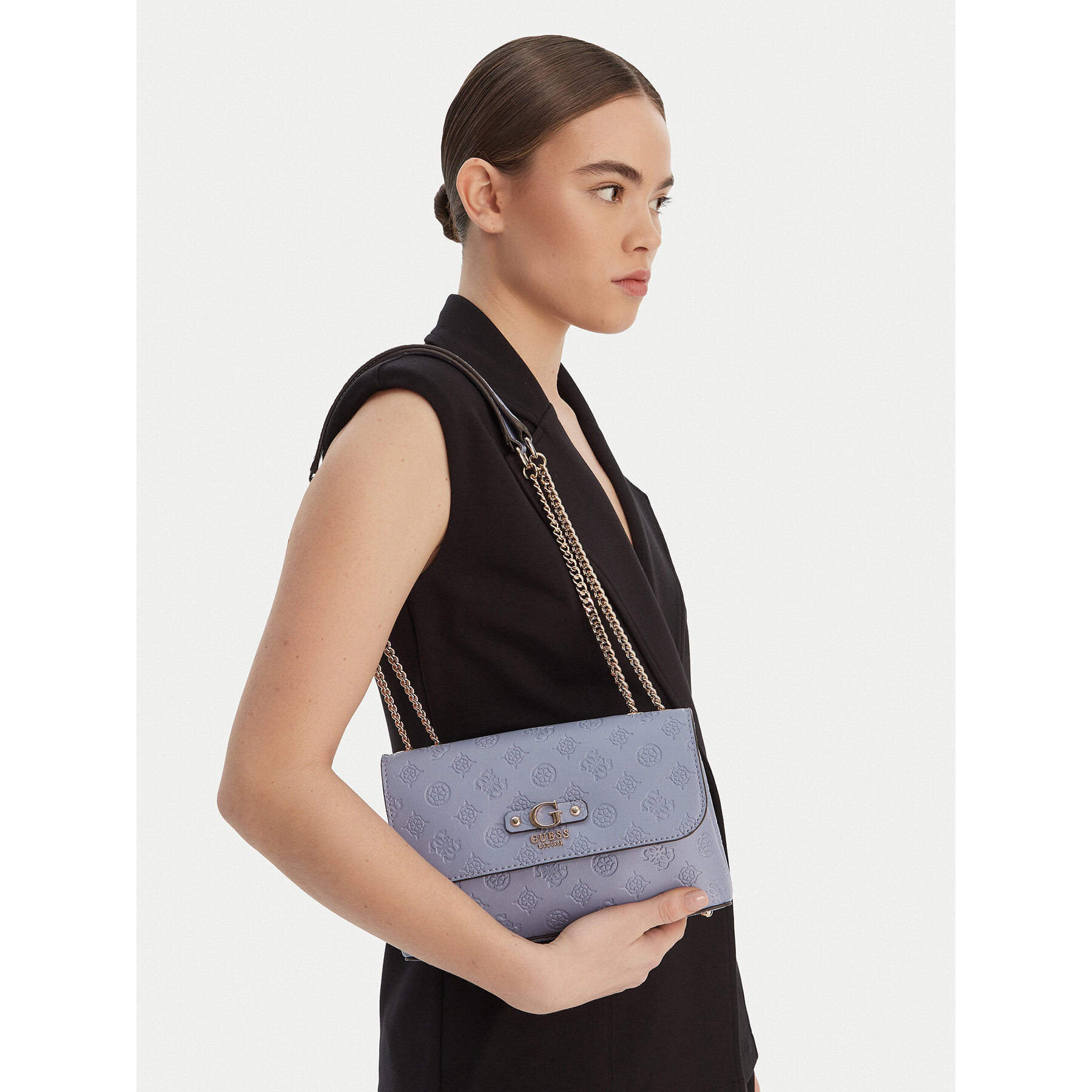 Geantă Guess Dita HWPD76 02210 Albastru