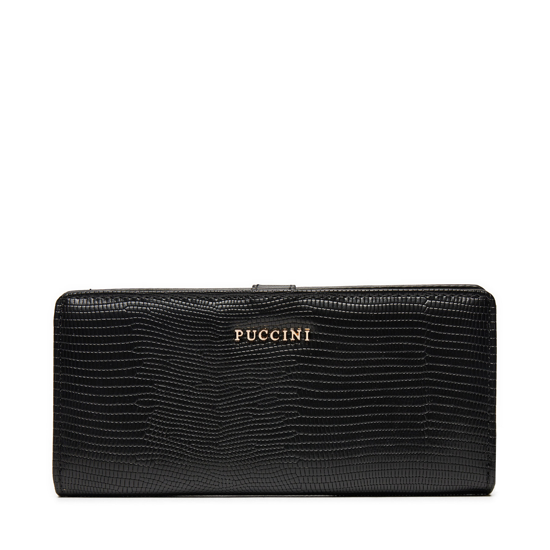 Puccini Μεγάλο Πορτοφόλι Γυναικείο Puccini BLP837B Μαύρο