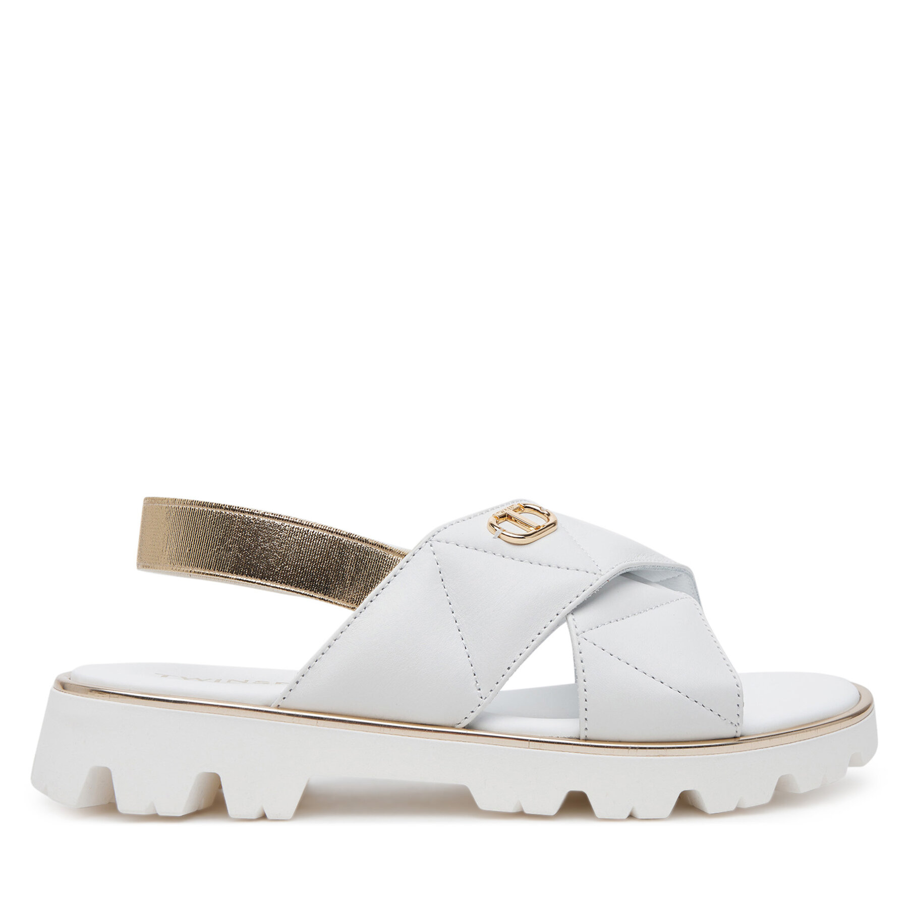 Sandale TWINSET 251GCJ044 S Alb