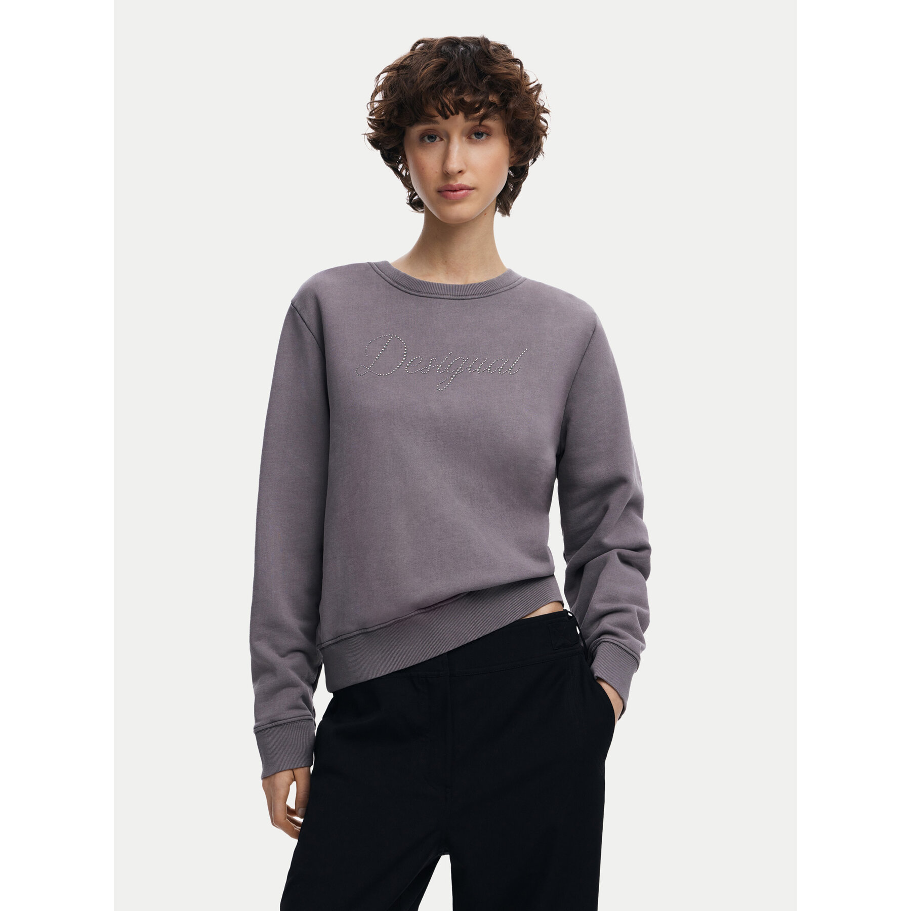 Desigual Sweatshirt 25SWSK16 Blau Regular Fit