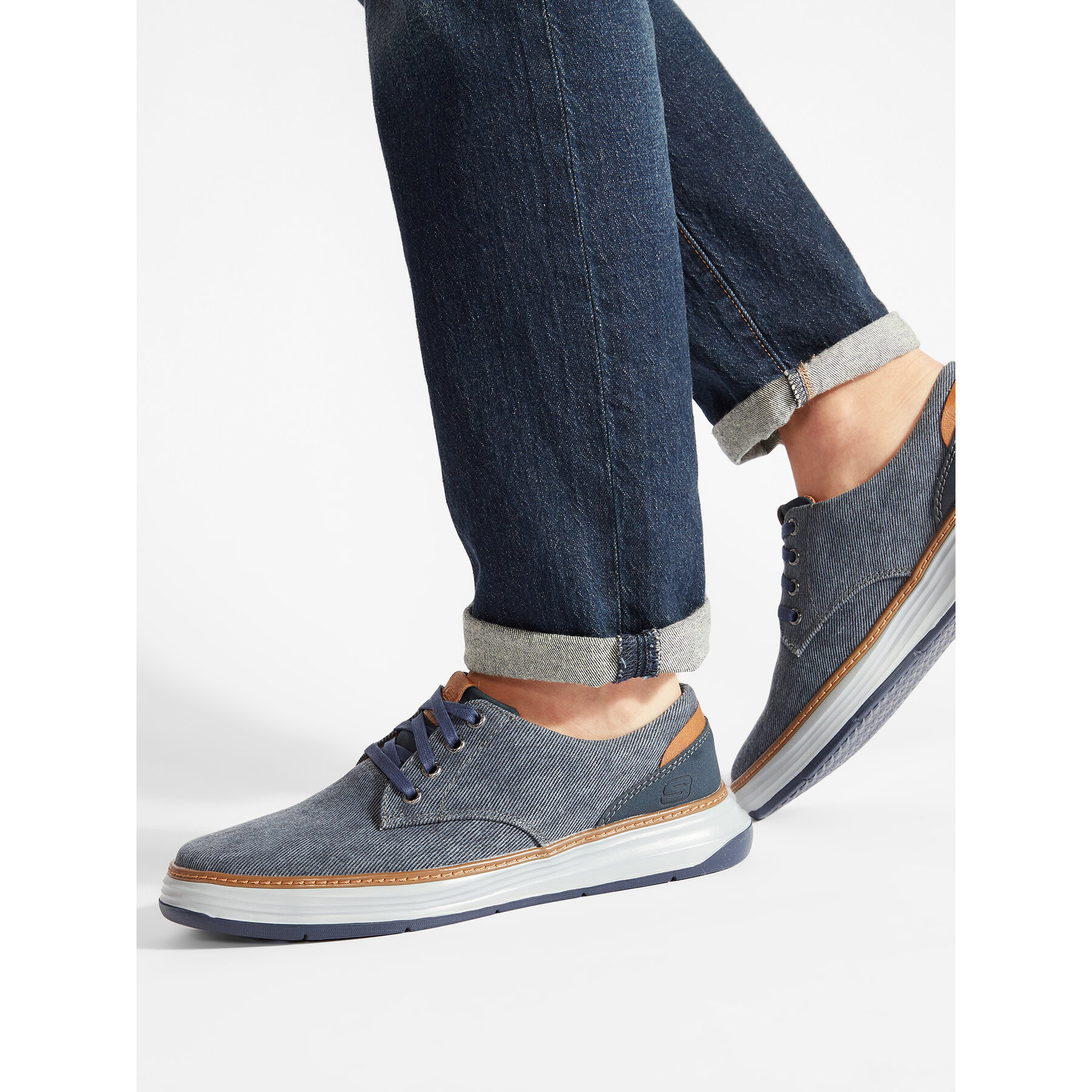 Poltopánky Skechers Ederson 65981/NVY Tmavomodrá