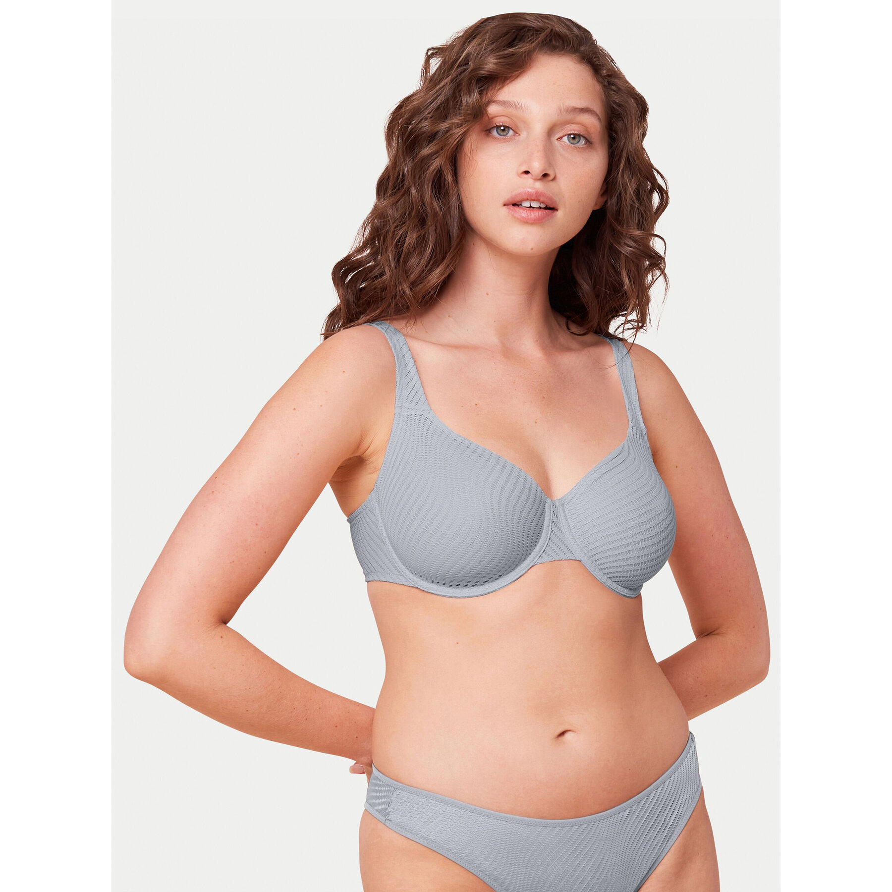 Triumph Reggiseno con ferretto Harmony Spotlight 10215944 Blu