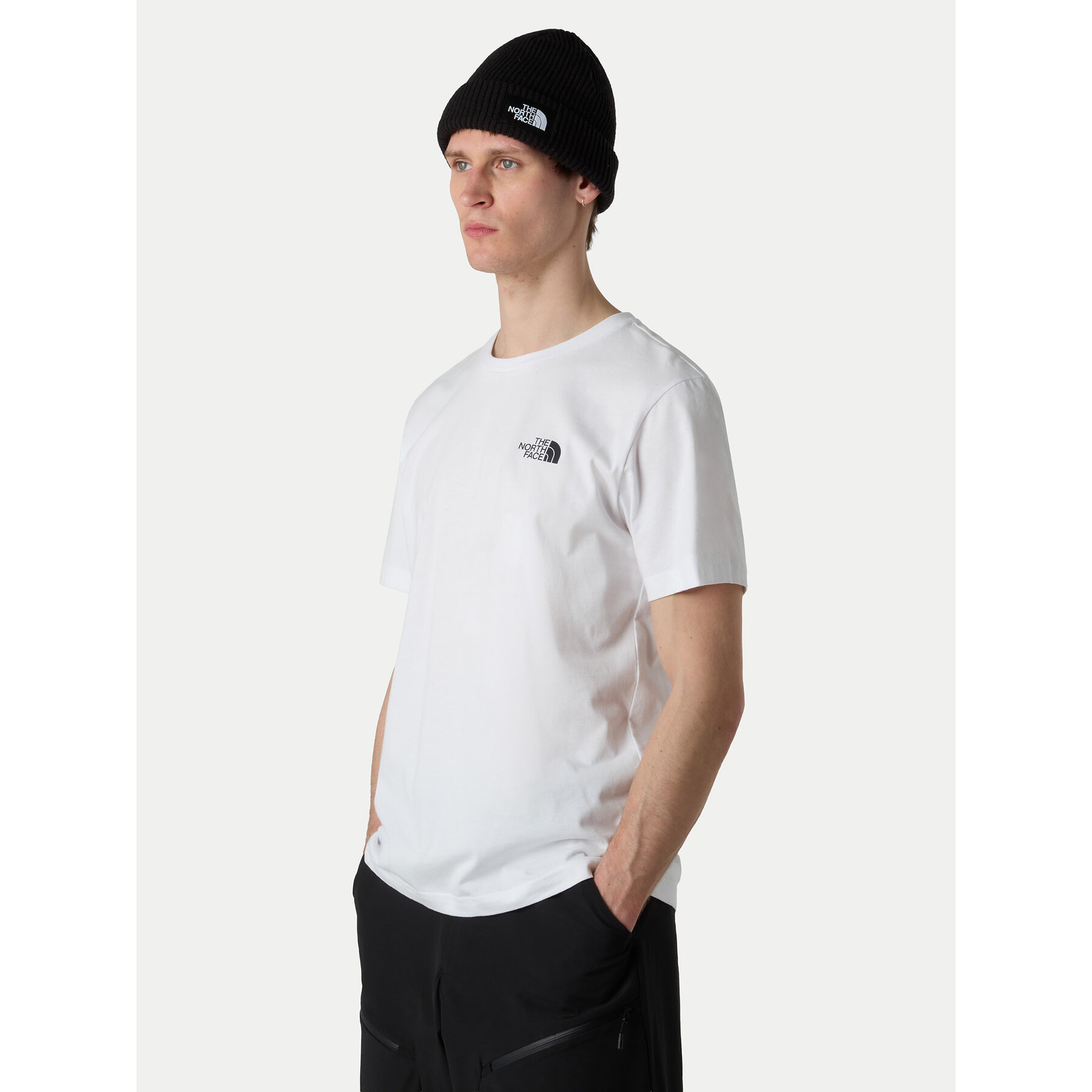 The North Face T-Shirt Vertical NF0A8EE7 Weiß Regular Fit
