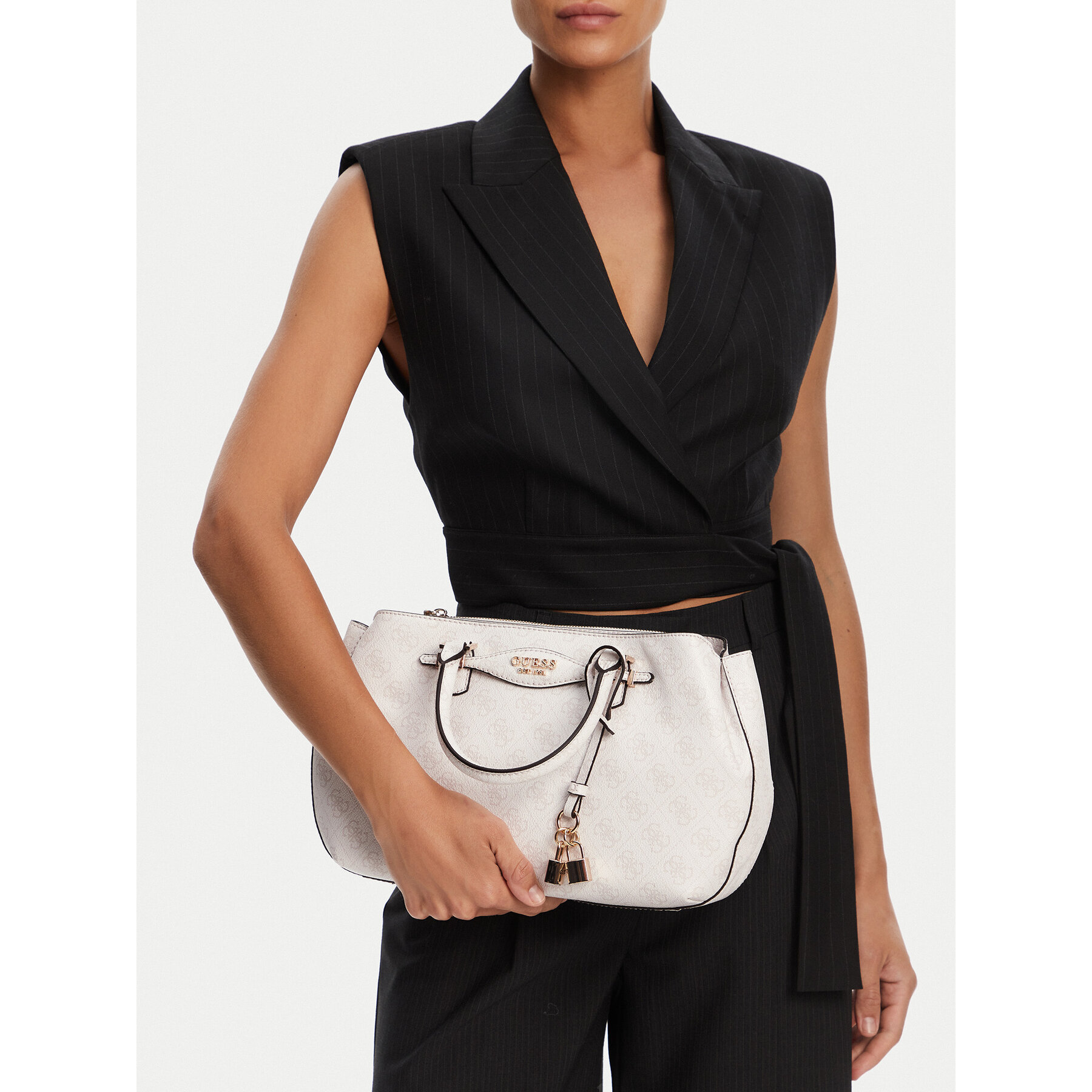 Geantă Guess Katya HWSG96 52060 Alb