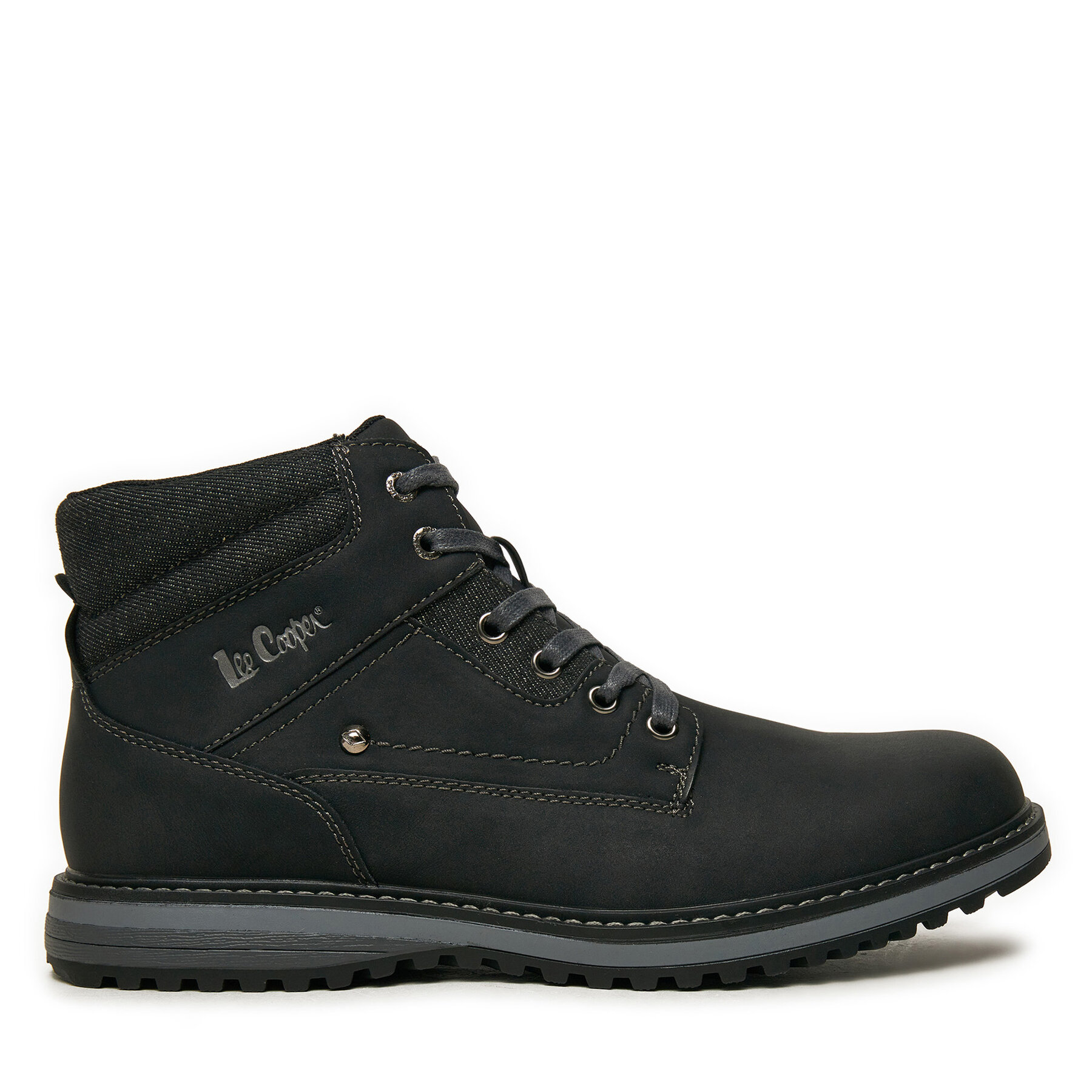Herren Schnürschuhe Lee Cooper, Schuhgröße 44, Schwarz, PDME0007S