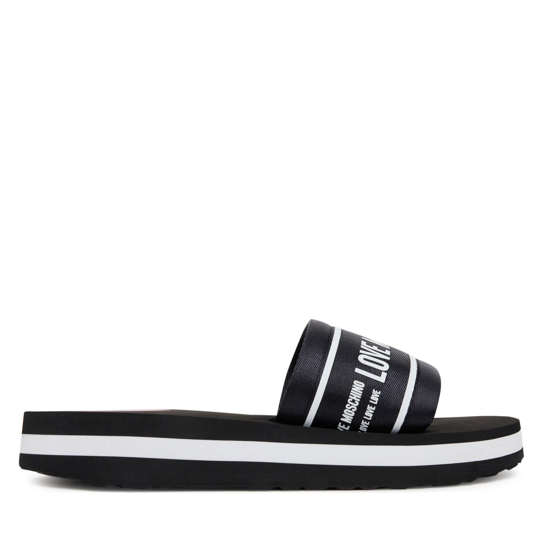 Nazouváky LOVE MOSCHINO JA28334G0MIX6000 Černá