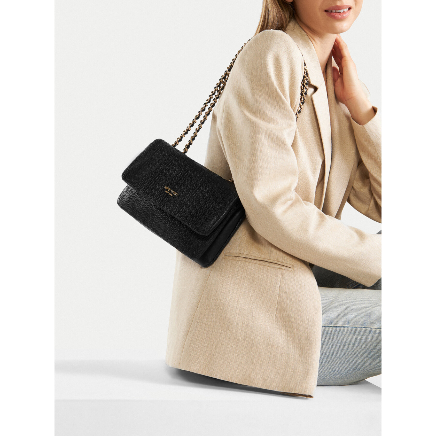 Geantă Nine West LDA6128C Negru