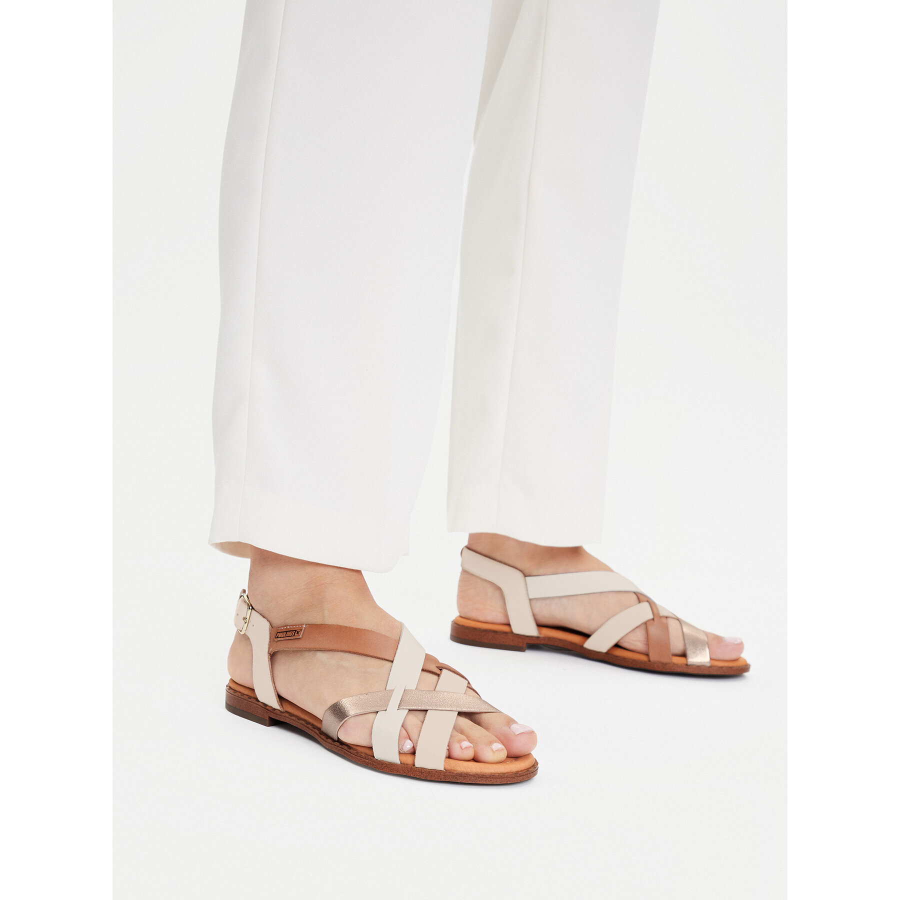 Sandale Pikolinos W0X-0556C3 Bej