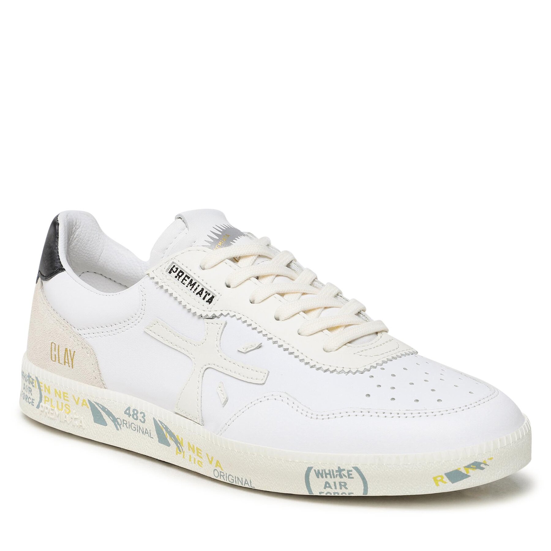 Sneakers Premiata Clay 6351 White 6351 imagine noua