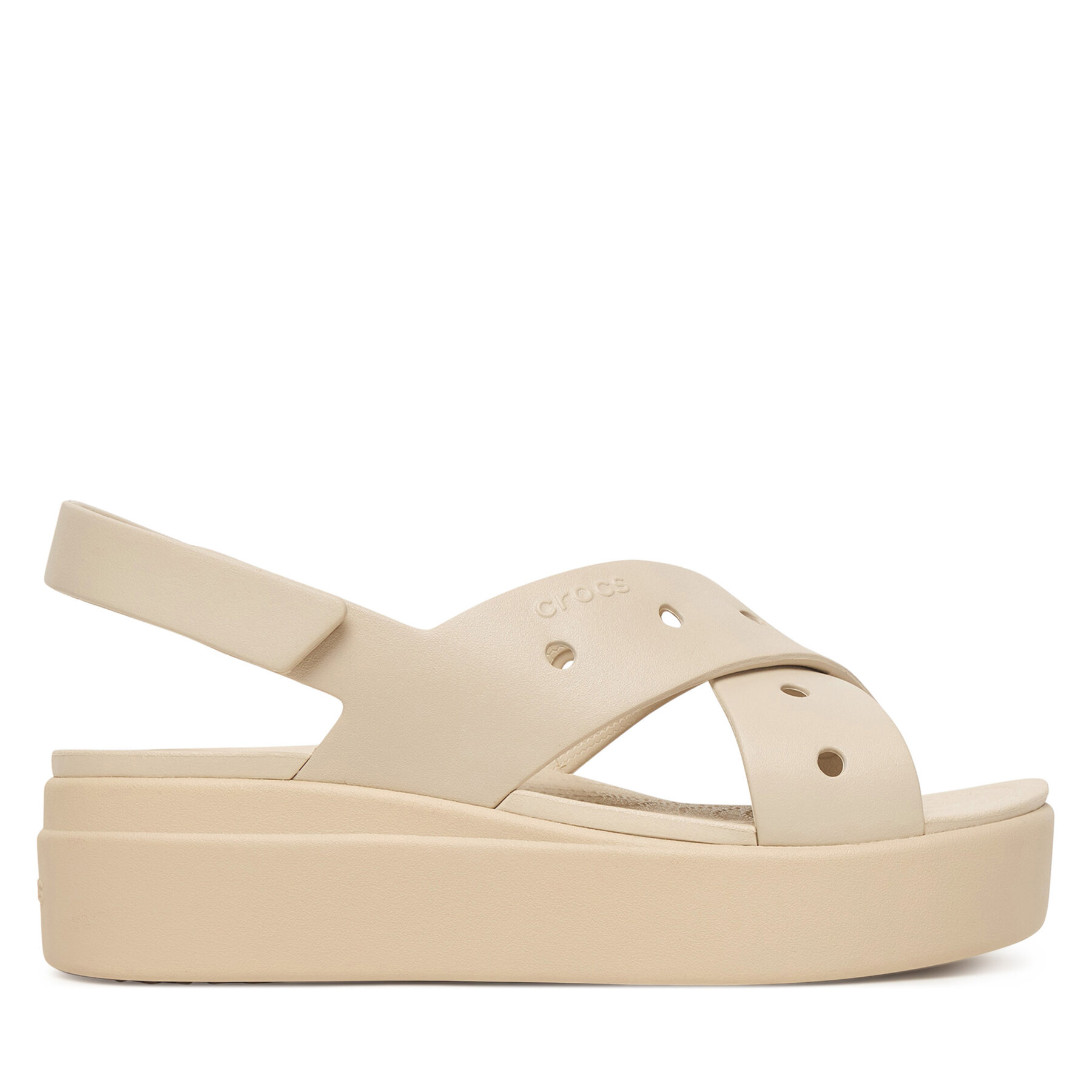 Sandale Crocs Brooklyn 4U Cross Strap Sandal 212254 Bež