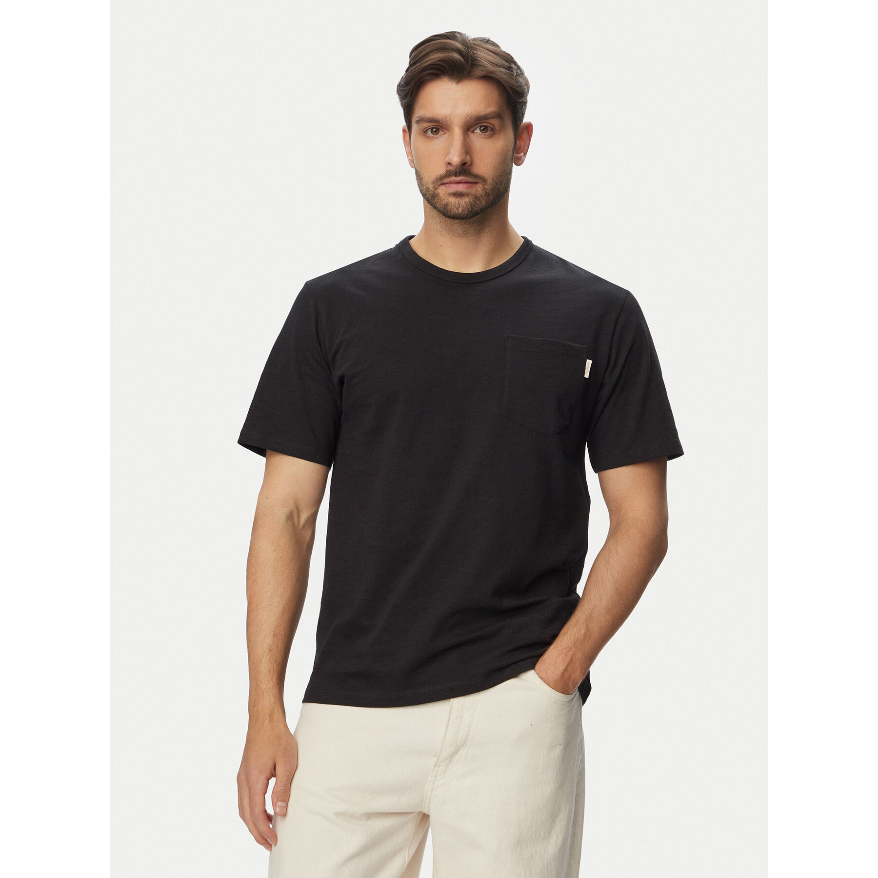 Jack & Jones T-shirt Cassis 12295066 Crna Regular Fit