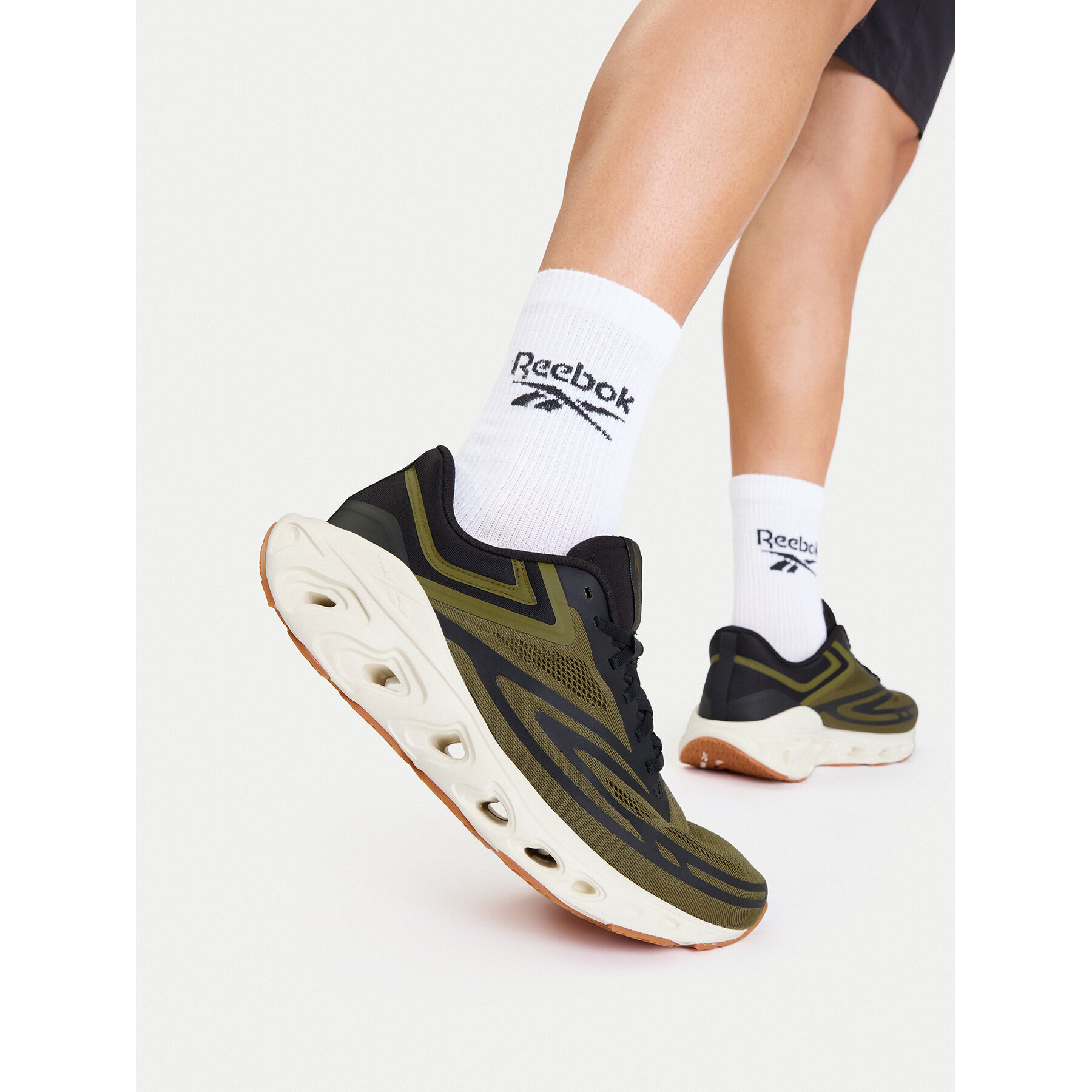 Bežecké topánky Reebok EO-FUEL FLEX RUN 100271454 Kaki