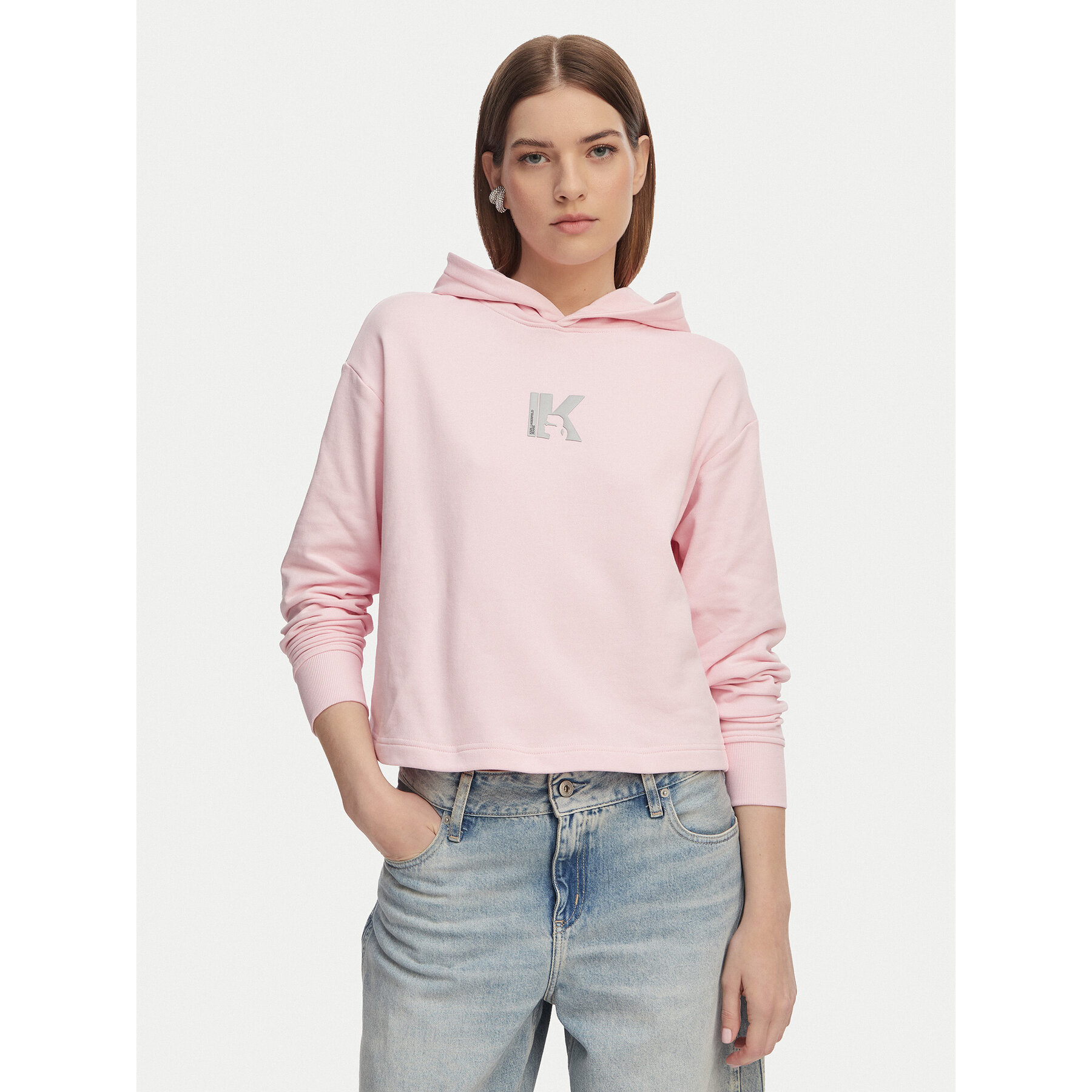 Karl Lagerfeld Jeans Sweatshirt B2W20037 Hellrosa Regular Fit
