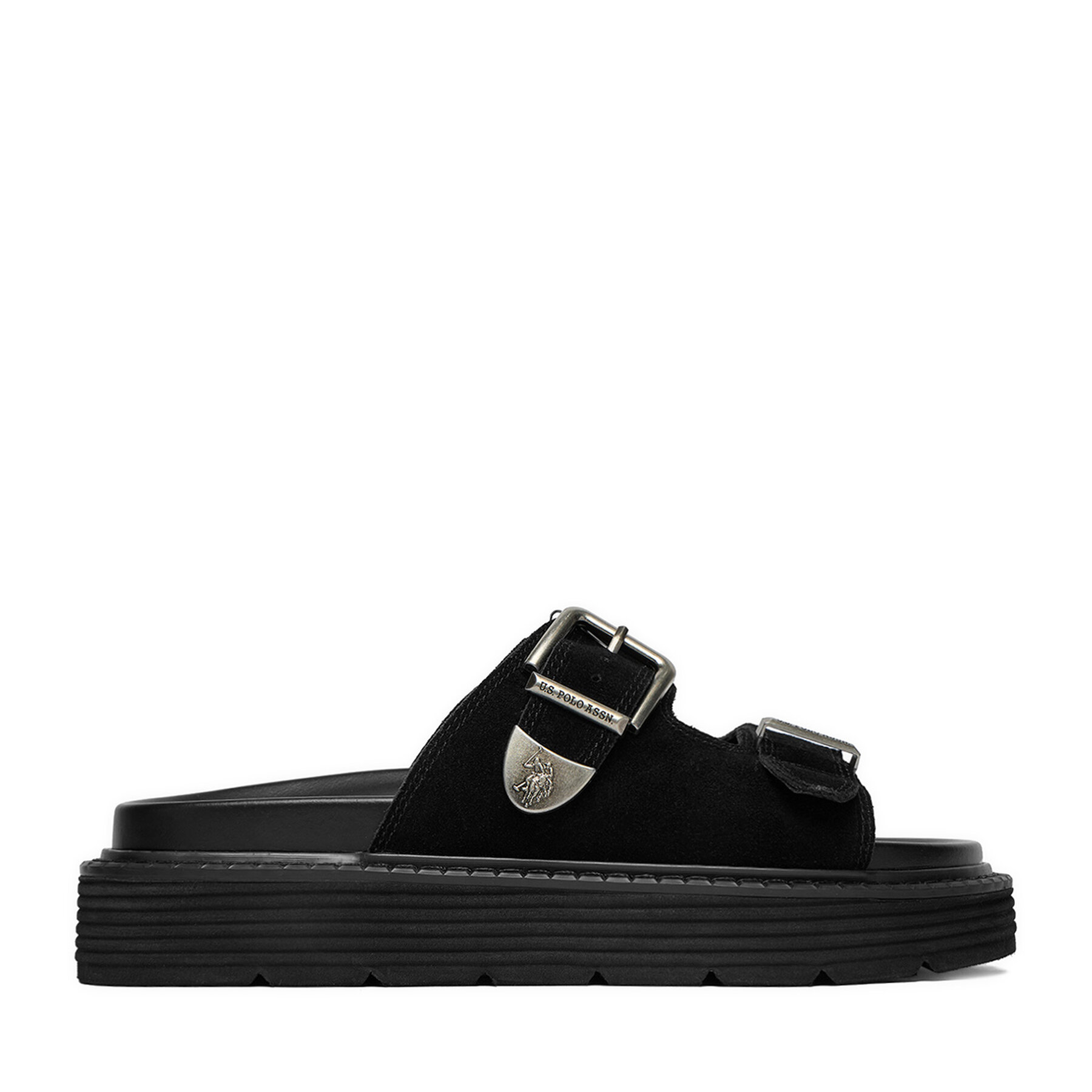 Papucs U.S. Polo Assn. EO-TANIA001W/6S1 Fekete