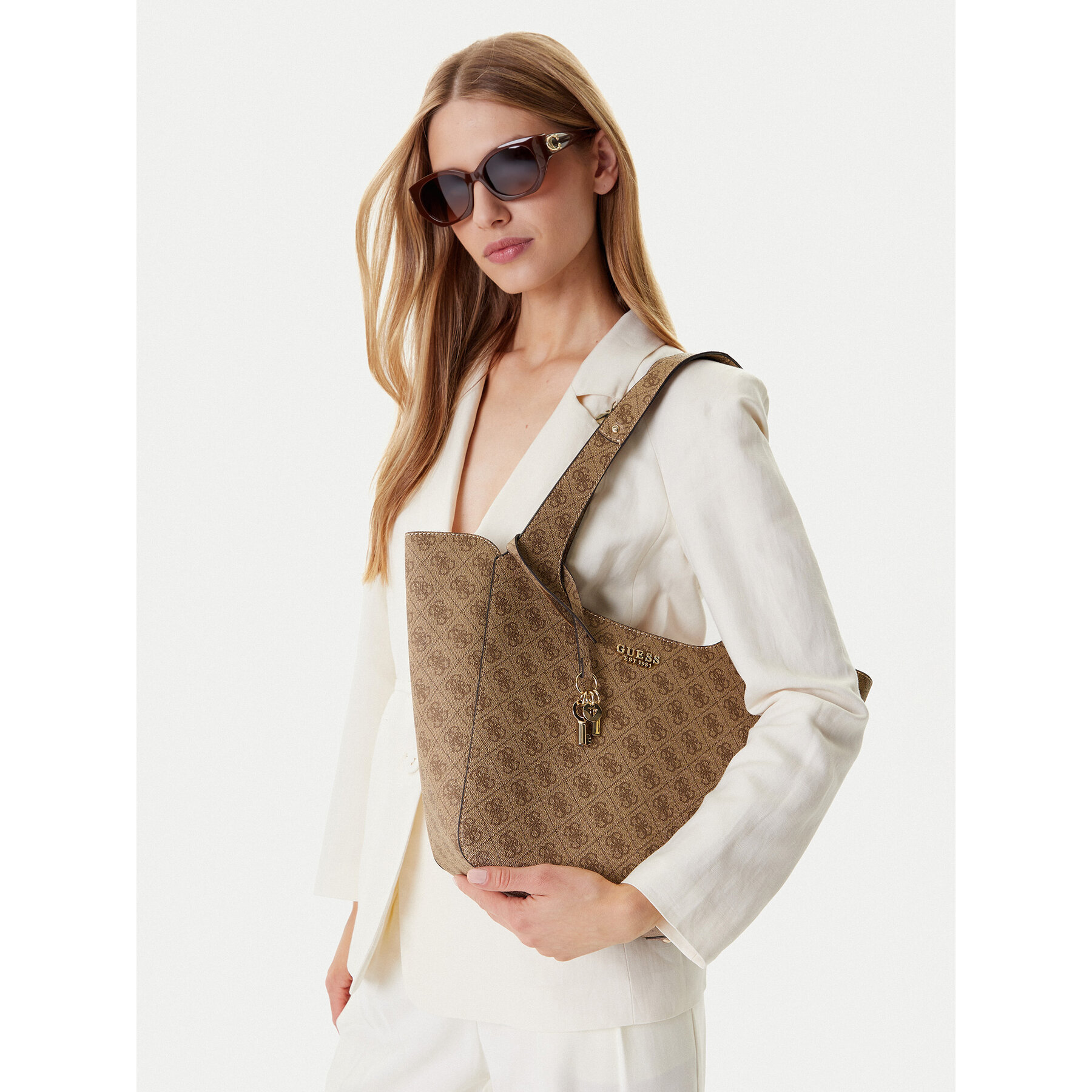 Дамска чанта Guess HWSG73 34220 Кафяв