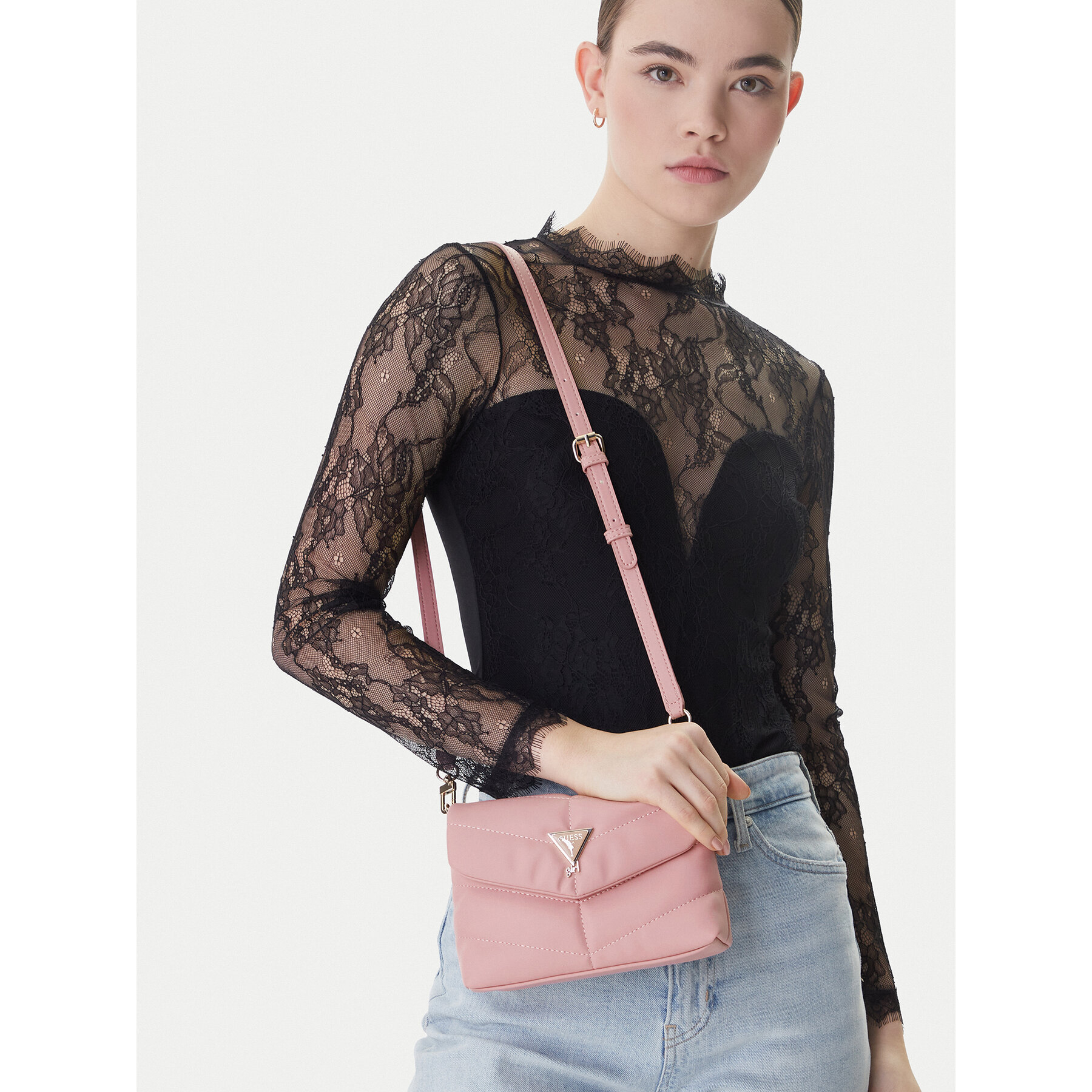 Дамска чанта Guess J5YZ12 WGVT0 Розов