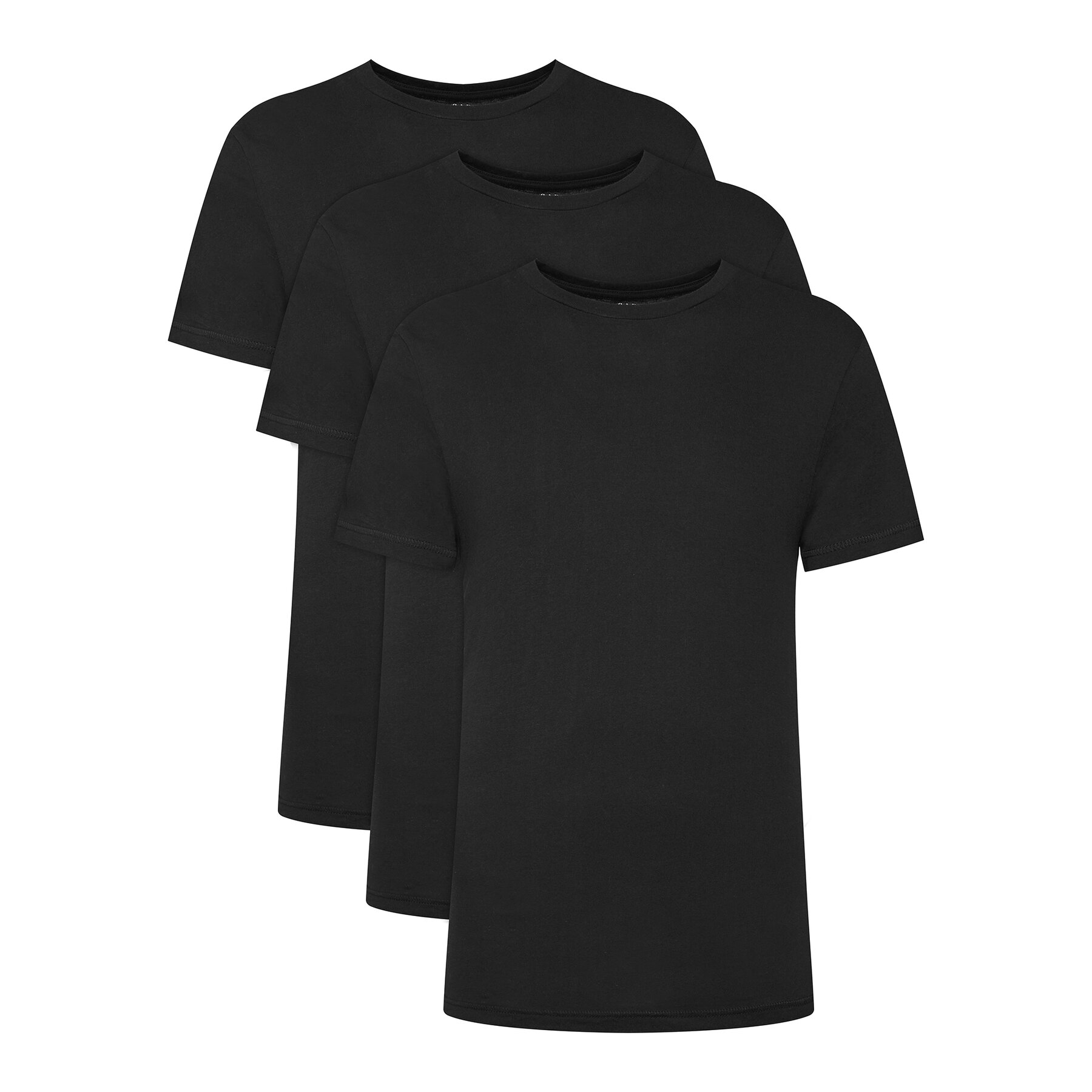 Gap Gap Σετ t-shirts 701127-00 Μαύρο Regular Fit