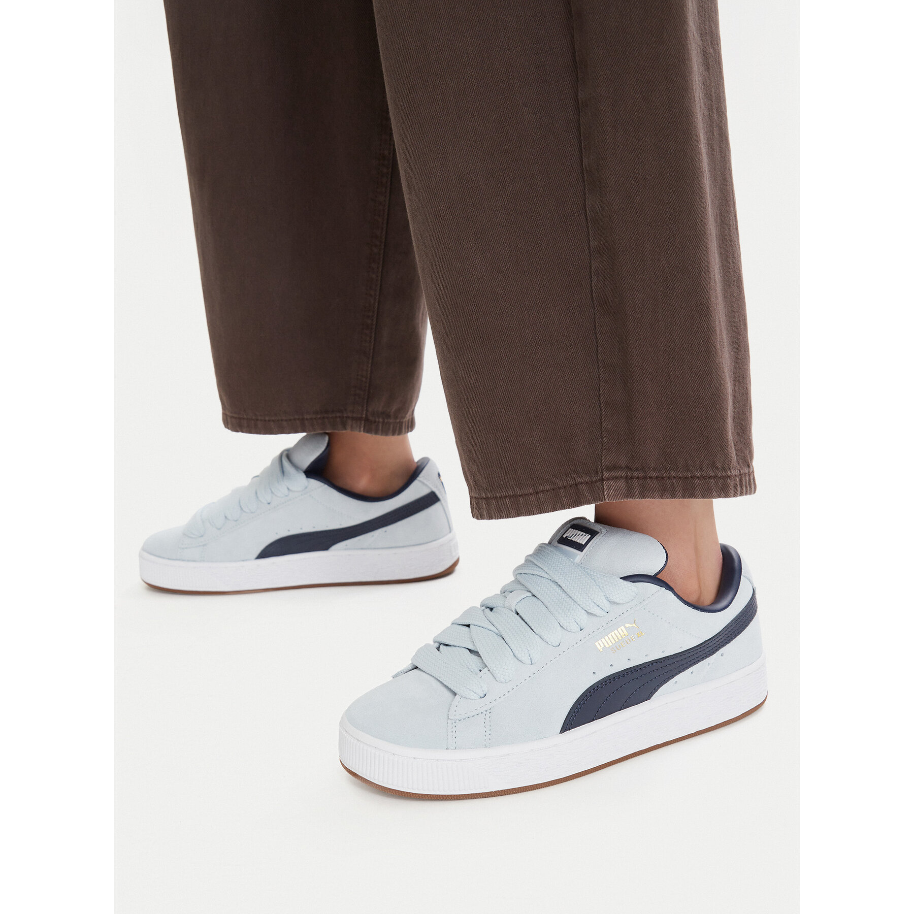 Tenisice Puma Suede XL Jr 396577 56 Svijetloplava