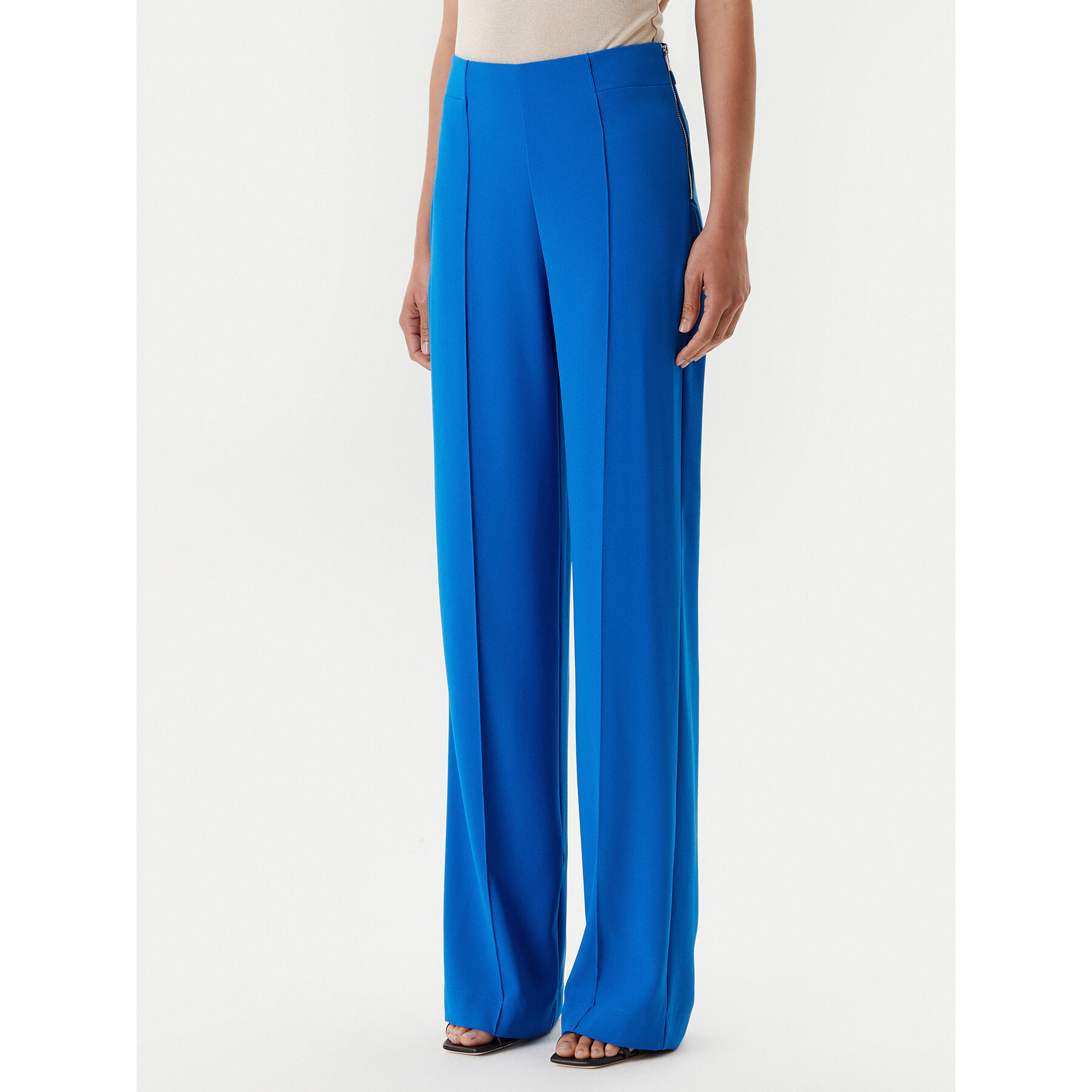 Morgan Stoffhose 241-PBARY Blau Straight Fit