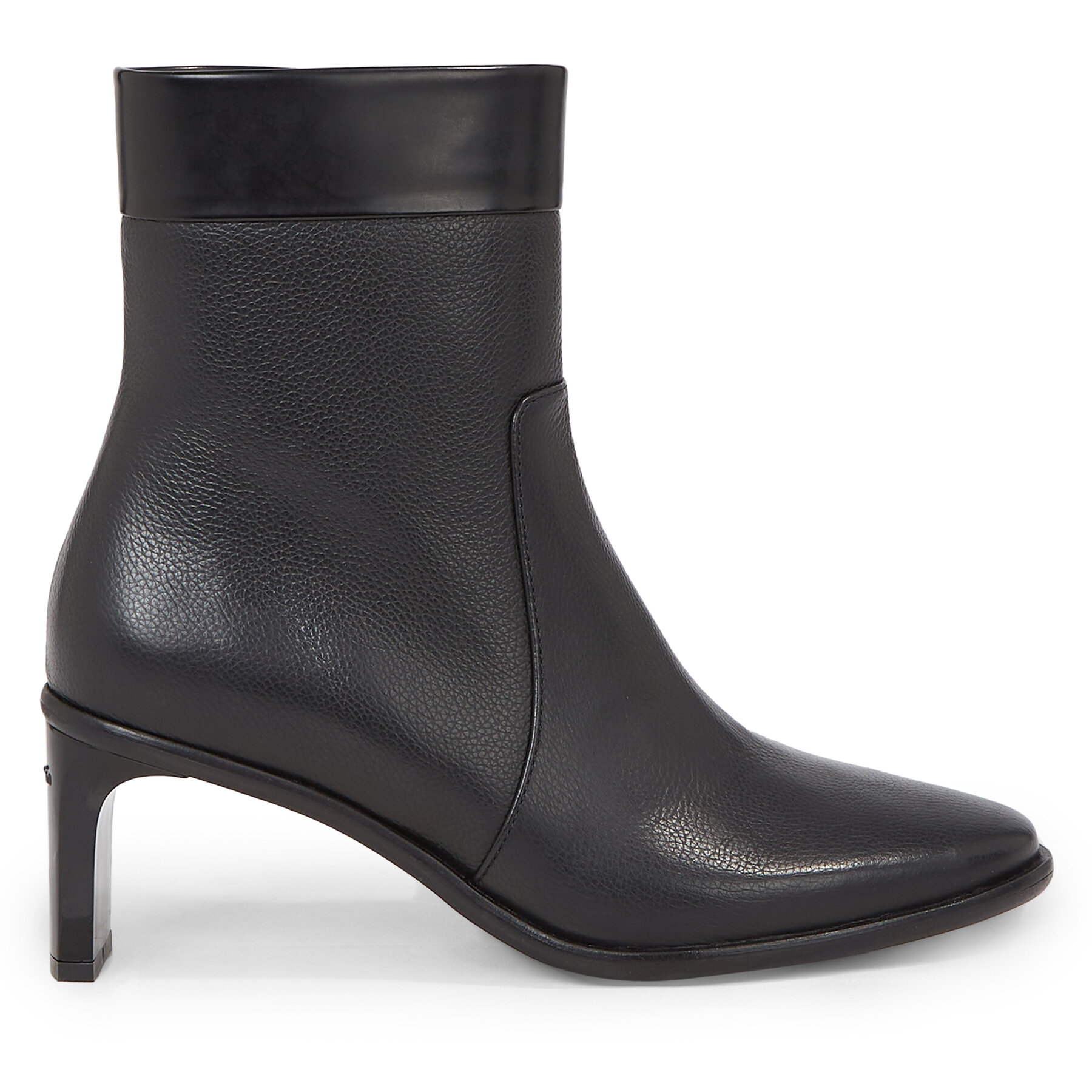Botine Calvin Klein Curved Stil Ankle Boot 55 HW0HW01889 Negru