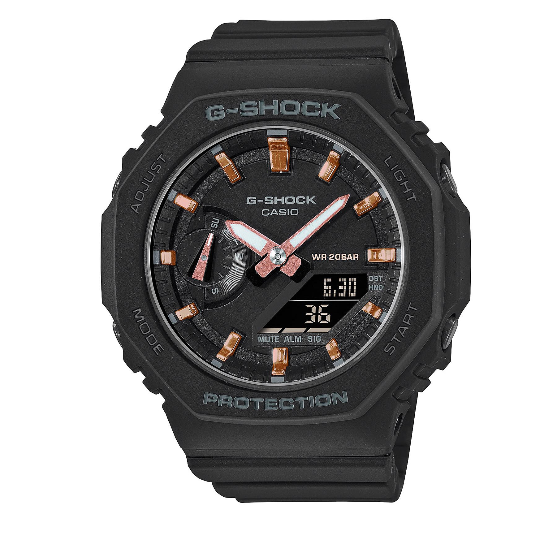 Damski G-Shock Zegarek Czarny GMA-S2100-1AER