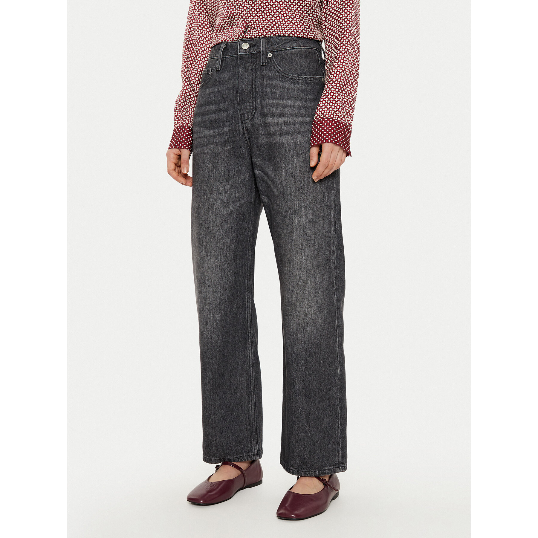 Tommy Hilfiger Jeans WW0WW44329 Grau Straight Fit