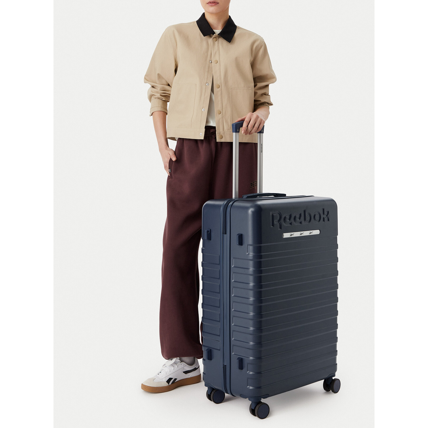 Valiză mare Reebok CWBEO-RBK-MS-003-L Bleumarin