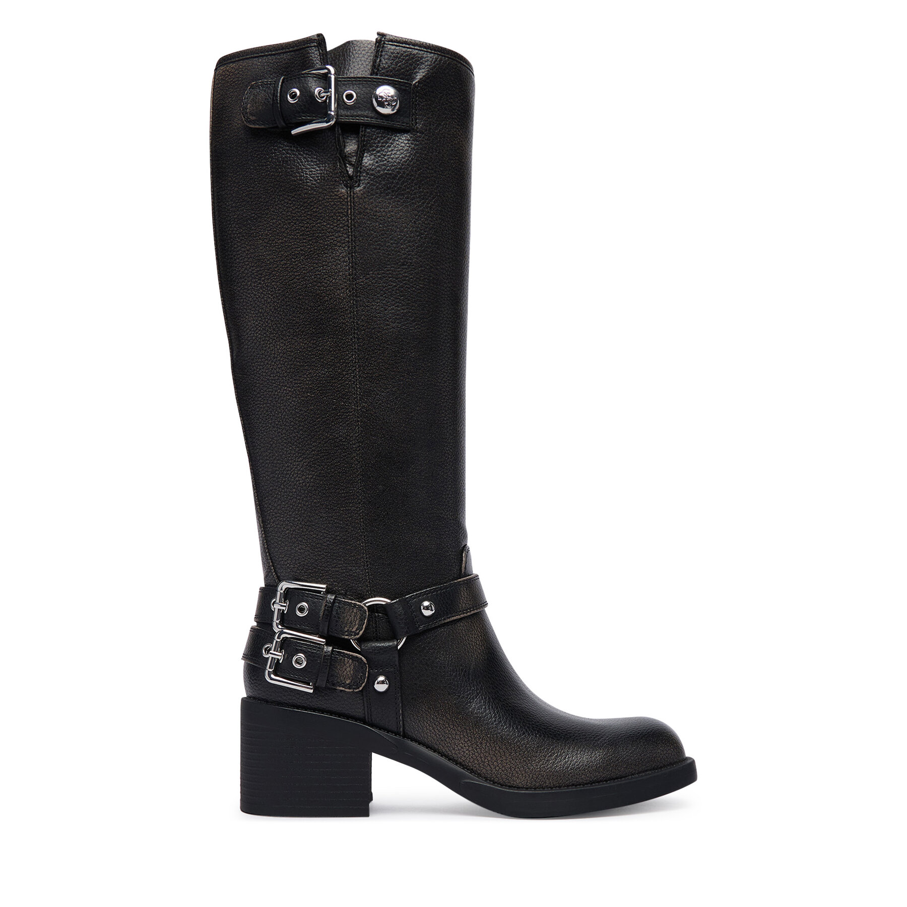 Ботуши Guess FLTMAT LEA11 Черен